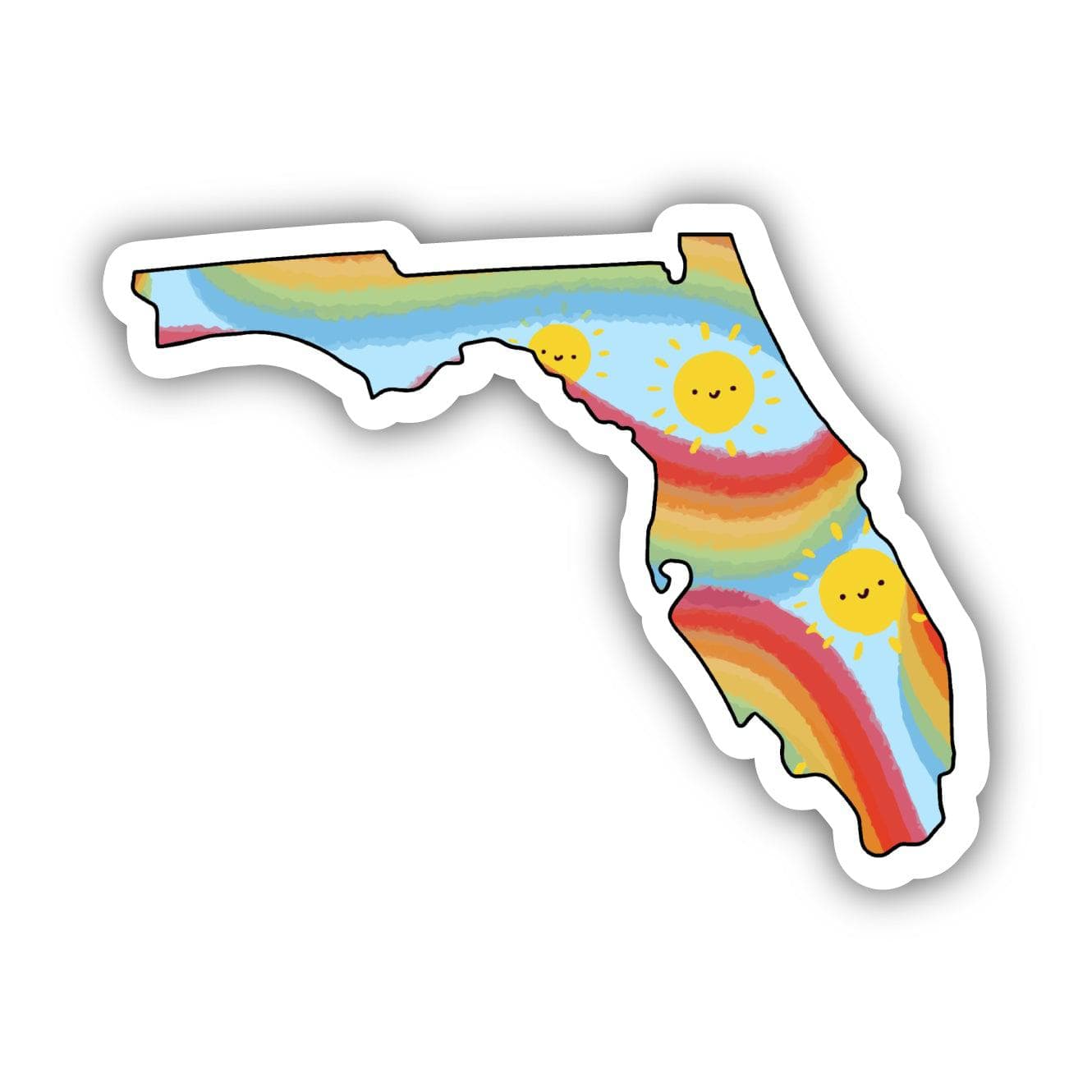  Florida Rainbow Fun Sticker、mySite、elrpsem3k