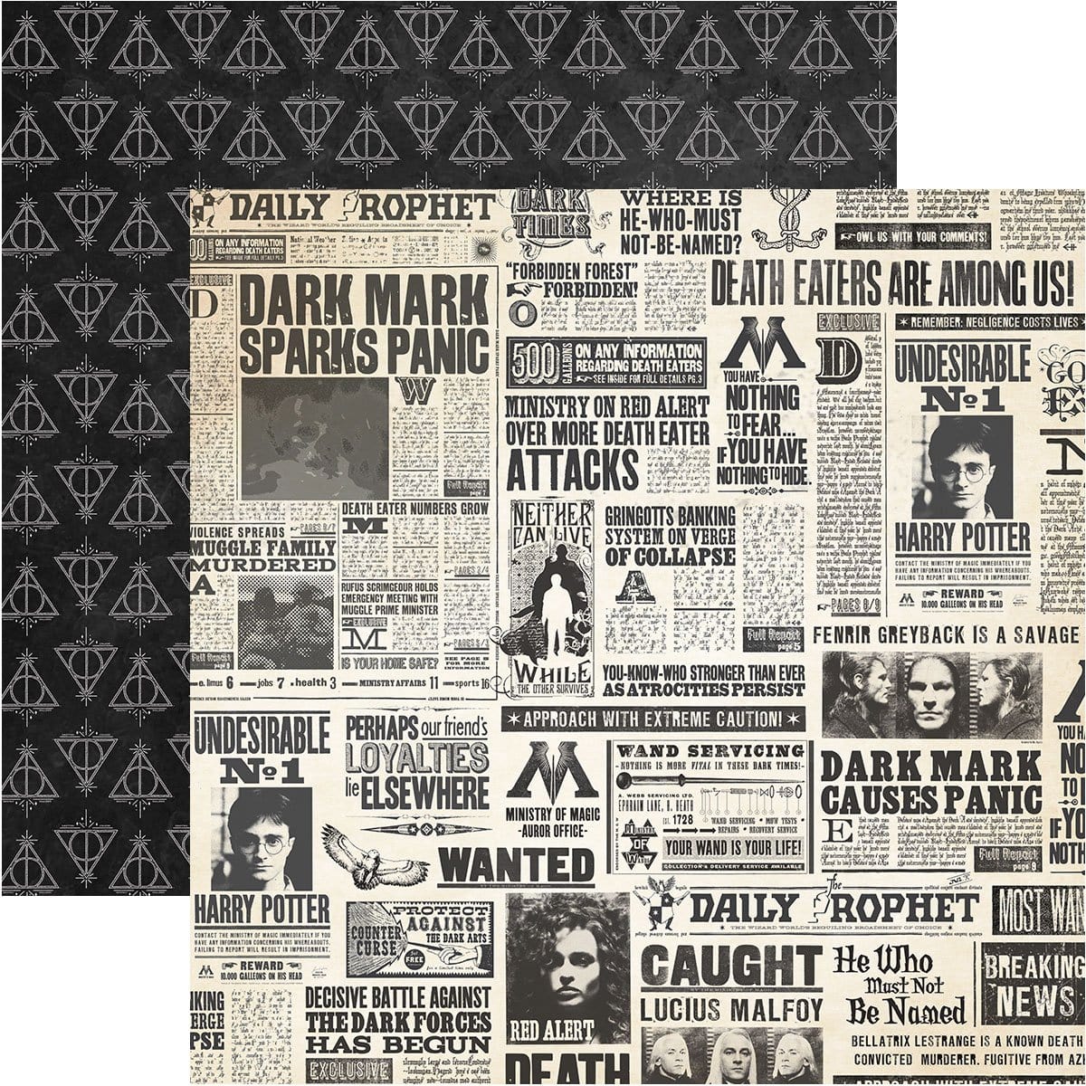  Harry Potter Scrapbook Paper - Newspaper、mySite、ghnorth