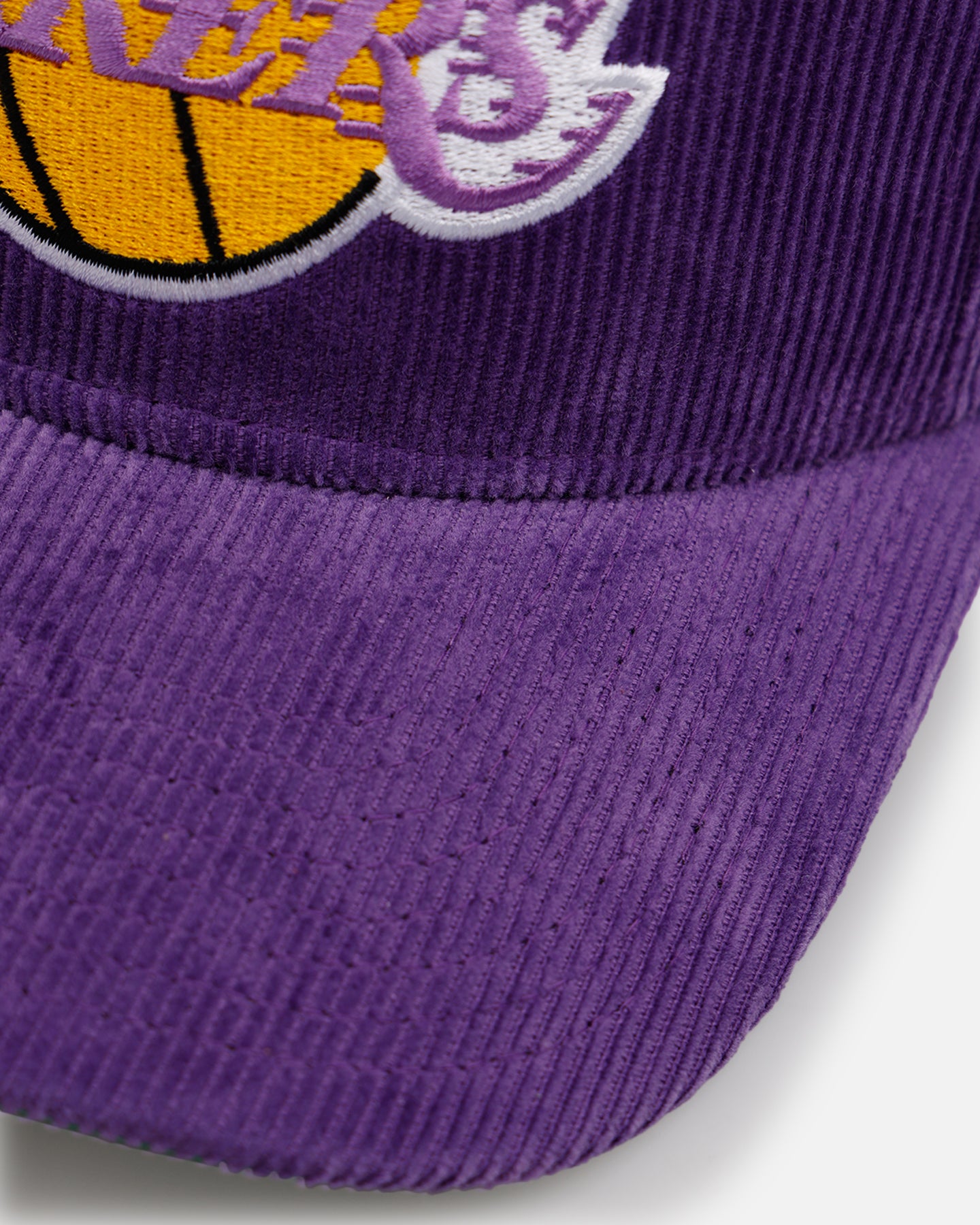 Mitchell & Ness Los Angeles Lakers 'Vintage Cord' Pro Pinch Corduroy Snapback Purple、mySite、zt4zffjzw