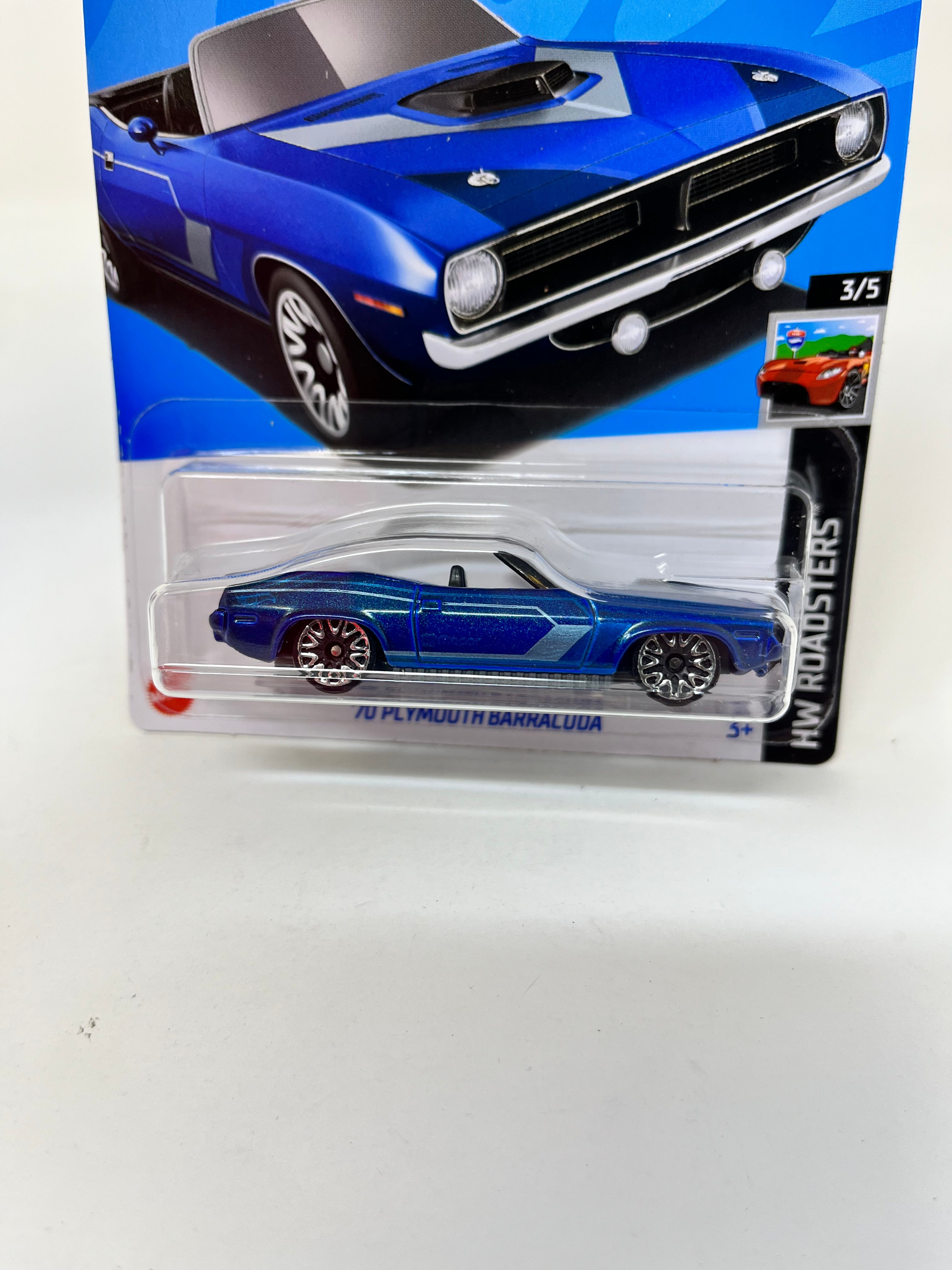 '70 Plymouth Barracuda #20 * Blue * 2024 Hot Wheels Basic Case A、mySite、hgirdovlk
