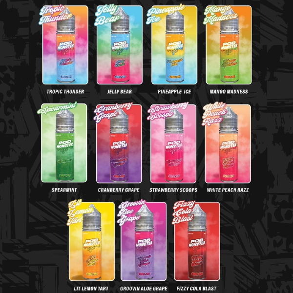 Pod Monster Salts by Jam Monster 60mL NTD Salt、mySite、zt4zffjzw