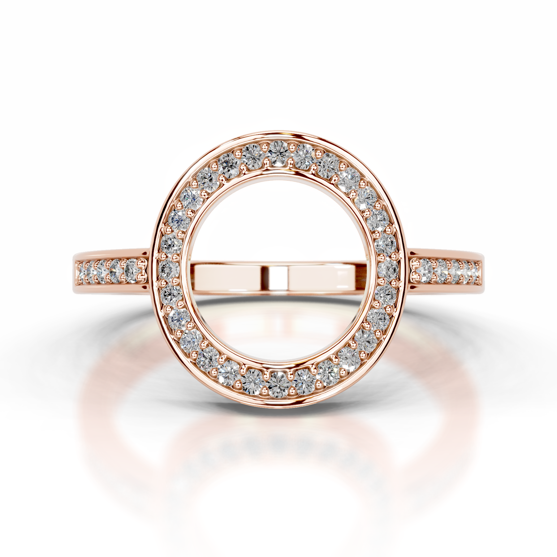 Inessa Lab Grown Diamond Wedding Ring (0.15 Carat) -14K Rose Gold、mySite、hinf8tx79