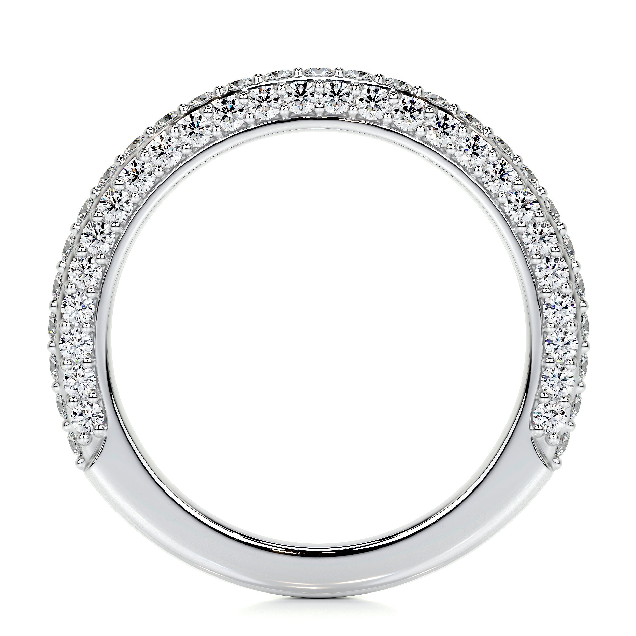 Anastasia Lab Grown Pave Diamond Wedding Ring (0.8 Carat) -18K White Gold (RTS)、mySite、hinf8tx79