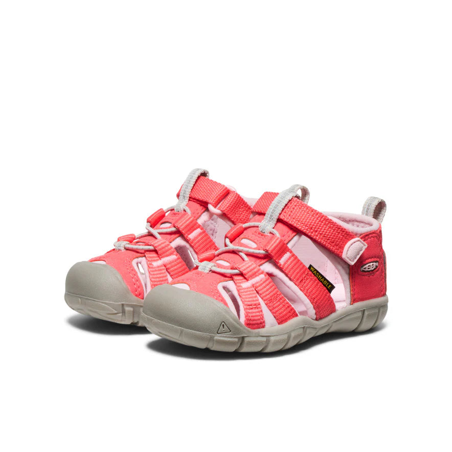  Keen Toddler's (Sizes 4-7) Seacamp II CNX Washable Outdoor Sandal - Dubarry/Pink-A-Boo、mySite、preschool7hills