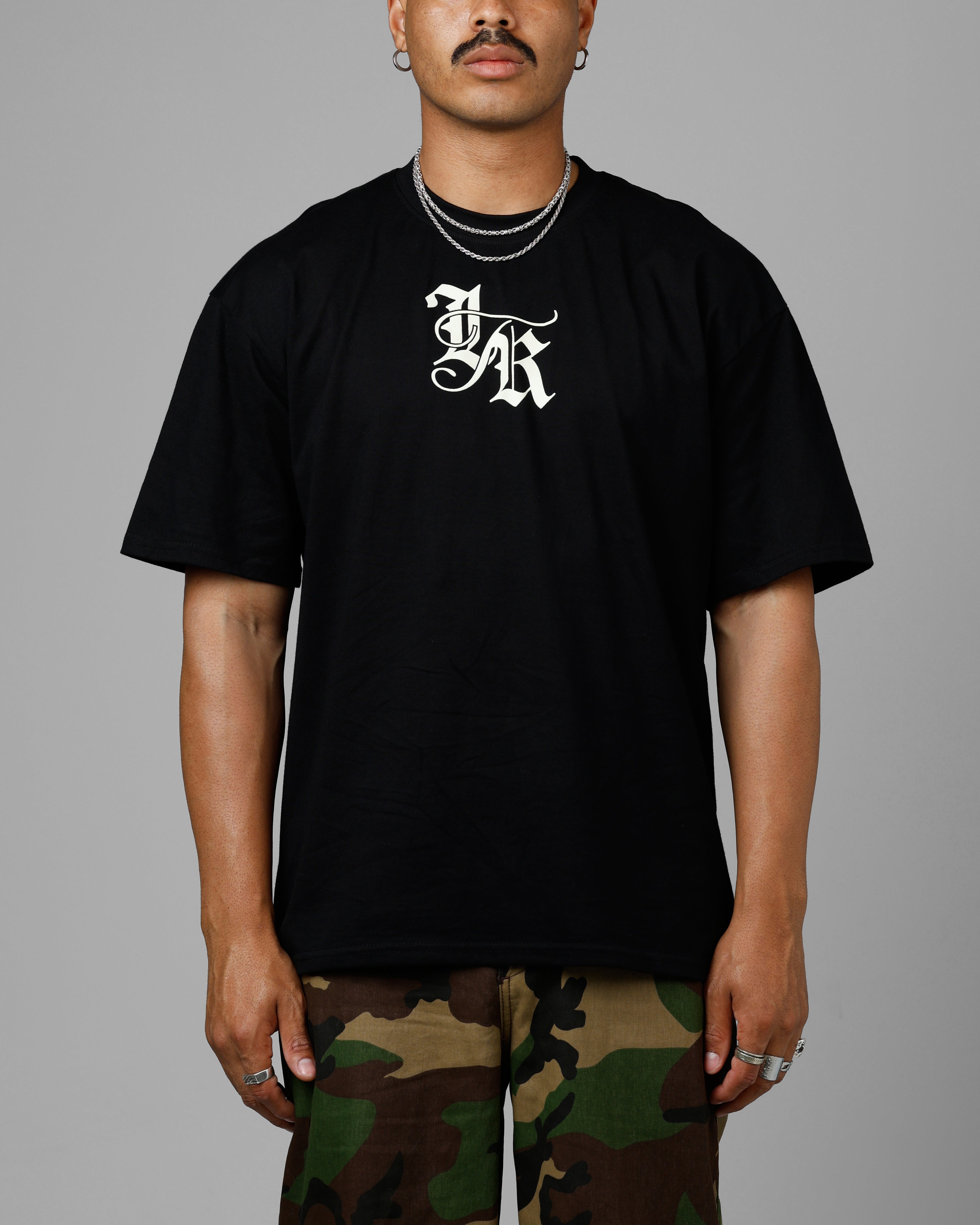 Loiter Made Me Puff Print T-Shirt Black、mySite、zt4zffjzw