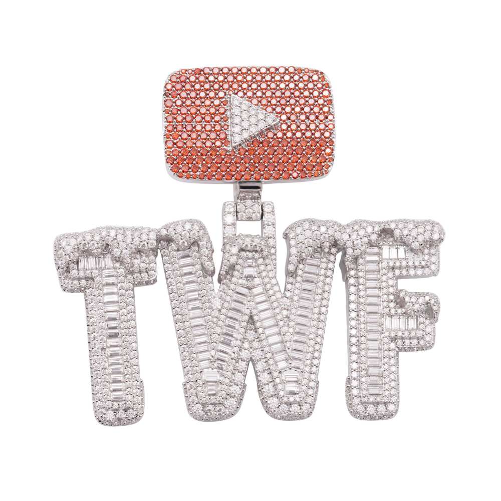 Custom Iced Out Youtube Logo Pendant、mySite、hinf8tx79