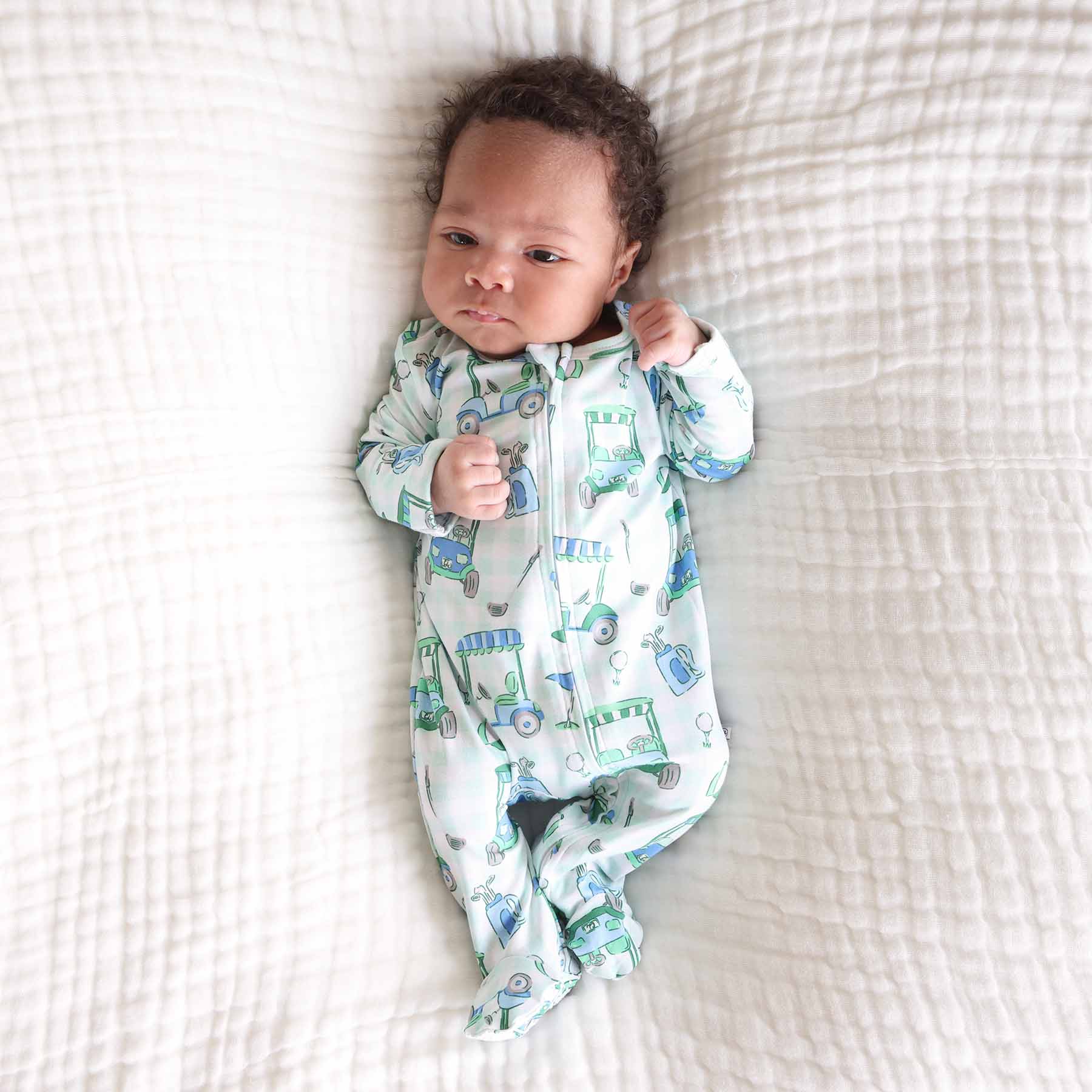  Birdie Babes Zipper Footie | Green、mySite、layawaytickets