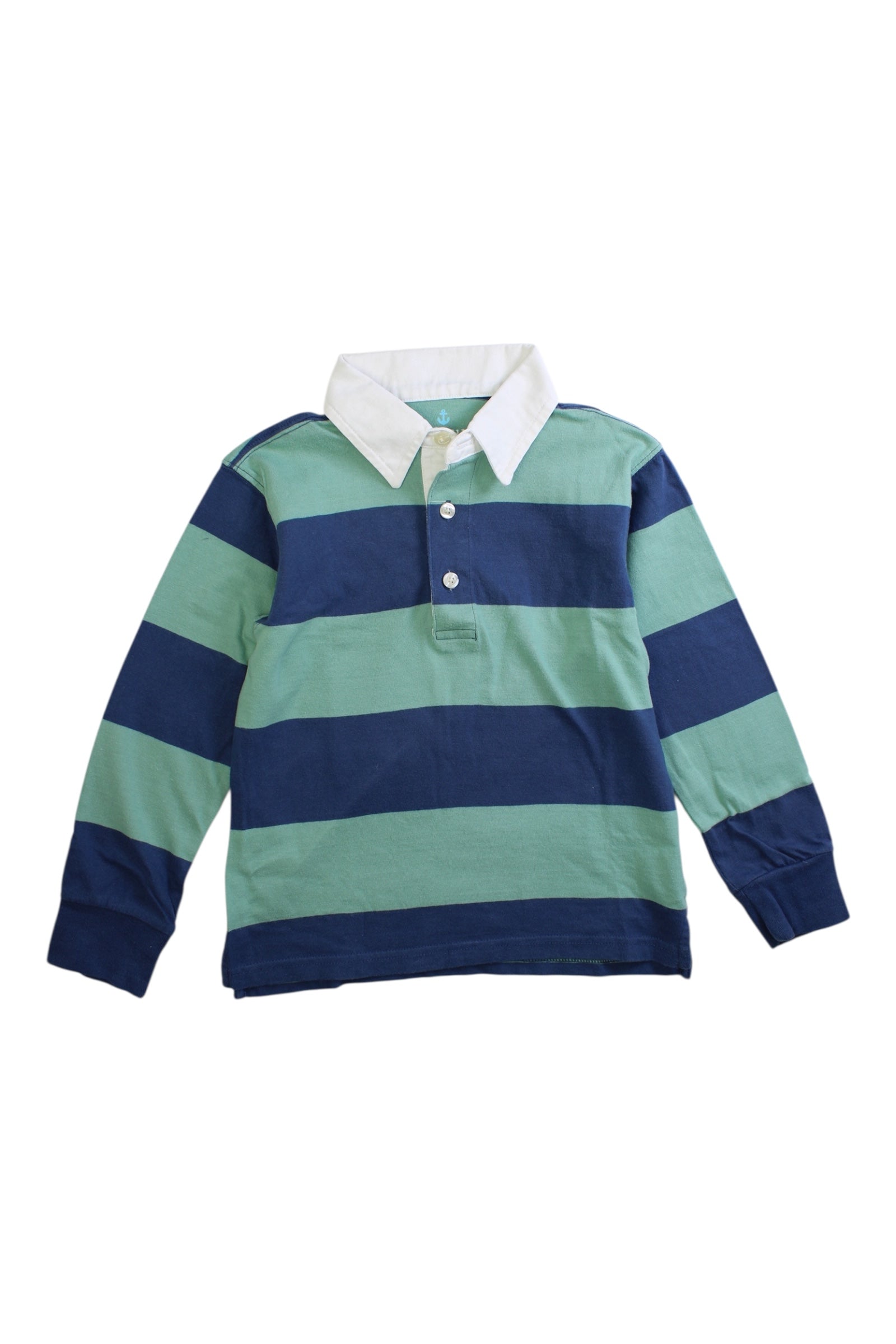Crewcuts Striped Long Sleeve Polo, Size 4-5T、mySite、g9winljtr