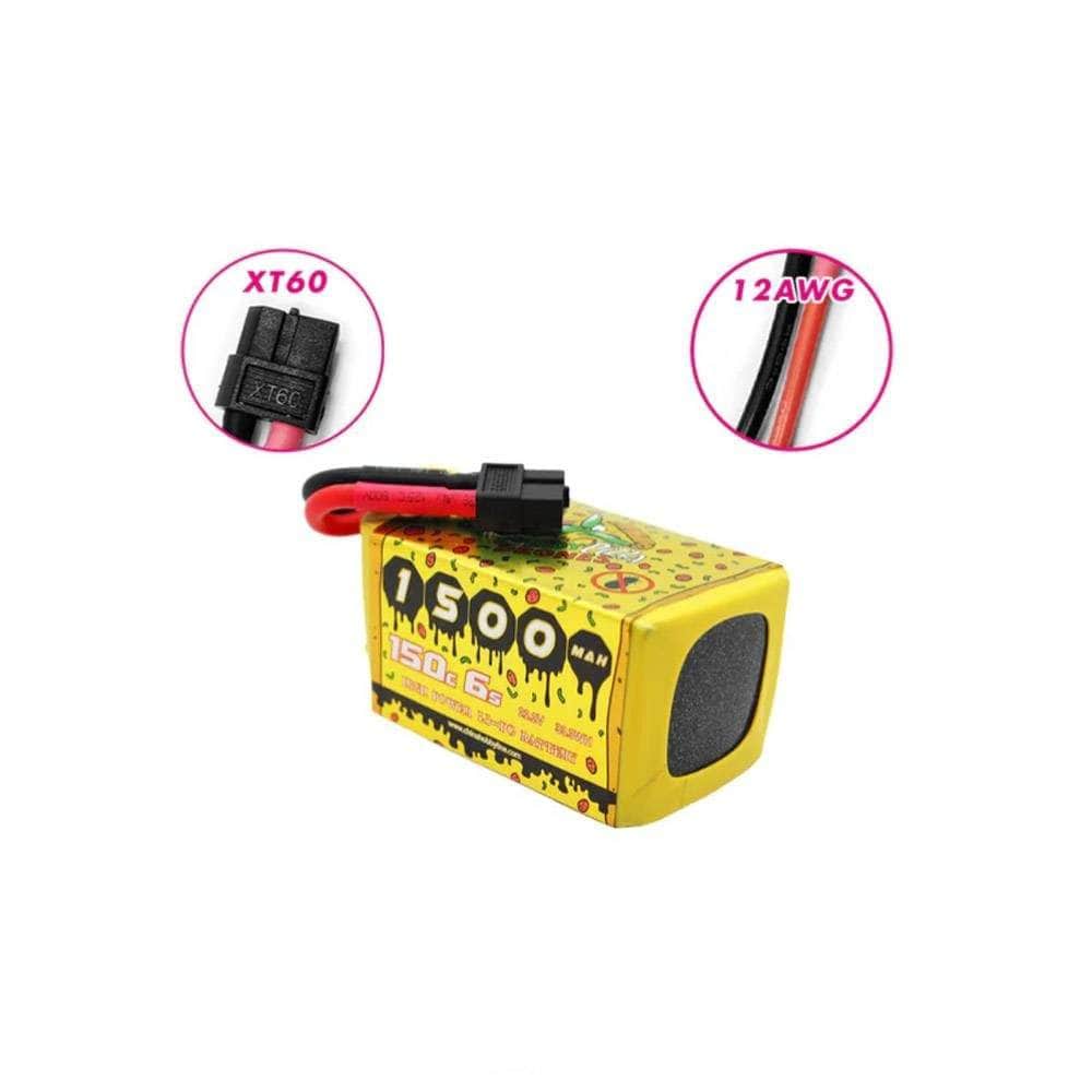  CNHL Speedy Pizza Series Pro 1500mAh 22.2V 6S 150C LiPo Battery - XT60、mySite、merchandisen