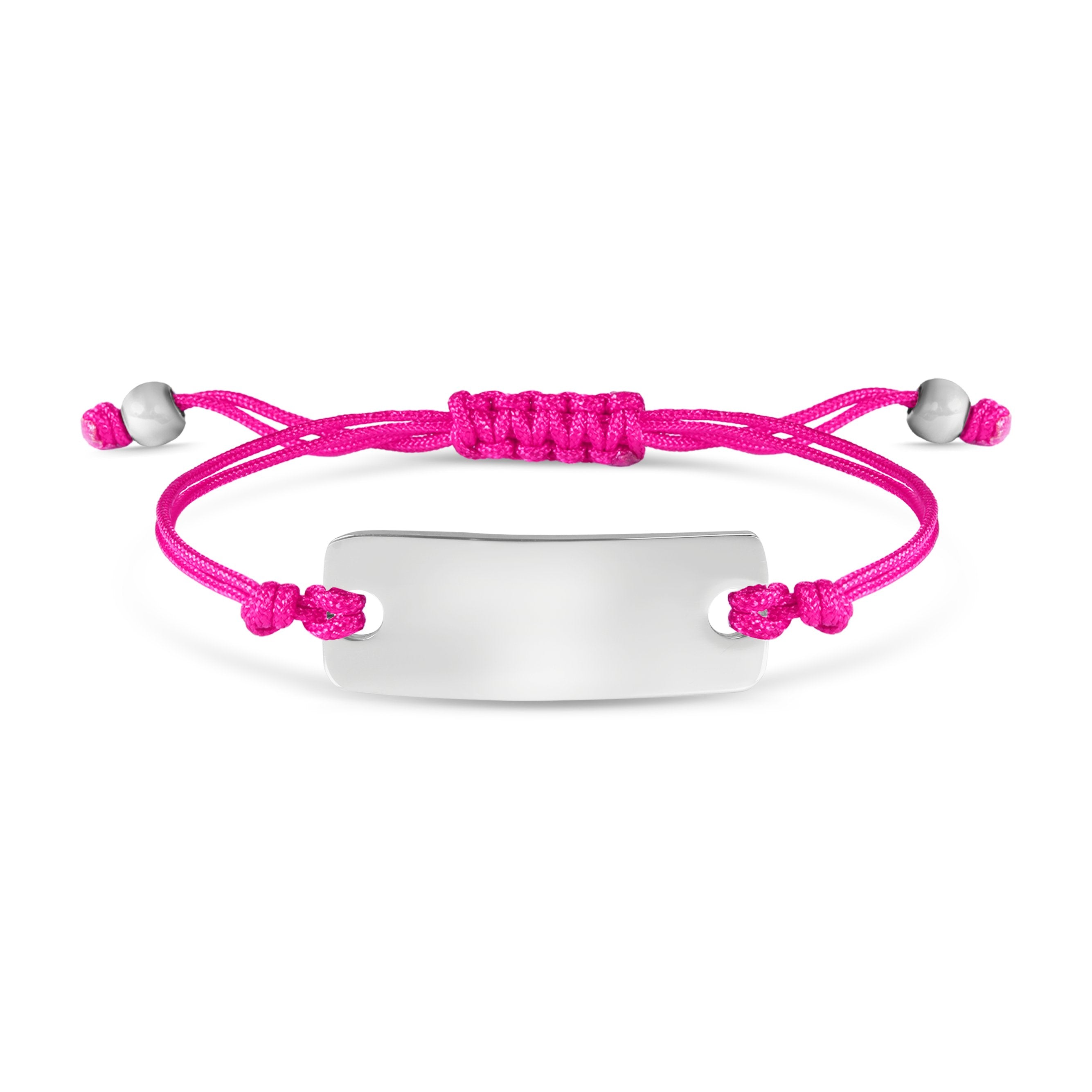 Engravable Rectangle ID Friendship Curved Bar Bracelet / RB0001、mySite、dreamappss