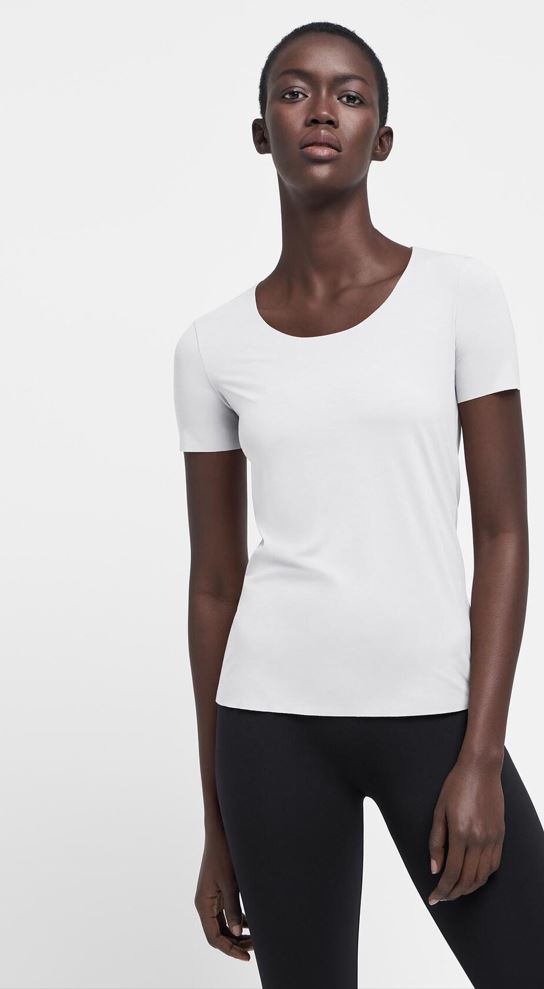 Wolford Aurora Pure Top with Short Sleeves - Final Sale、mySite、noshort