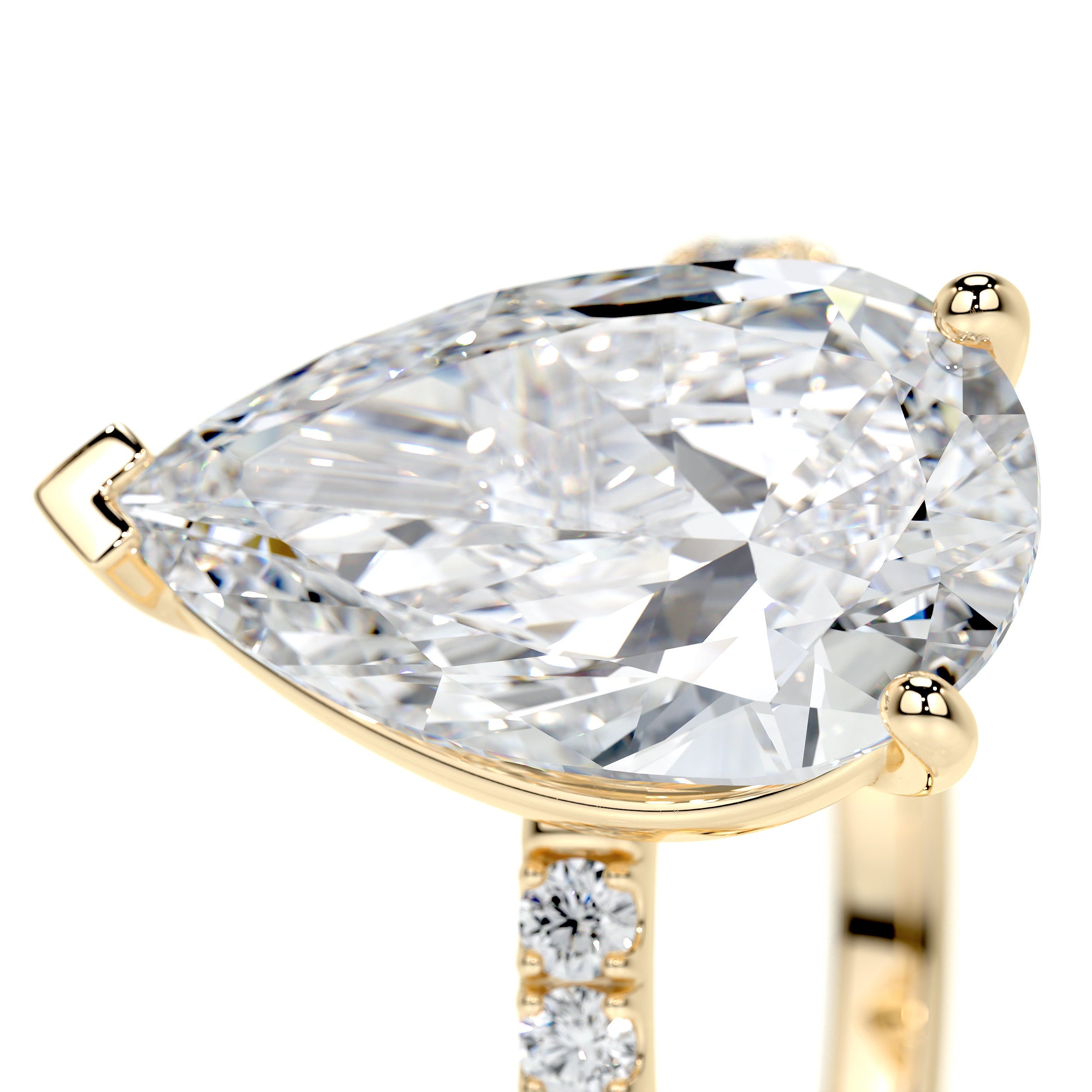 Jenny Lab Grown Diamond Ring -18K Yellow Gold、mySite、hinf8tx79
