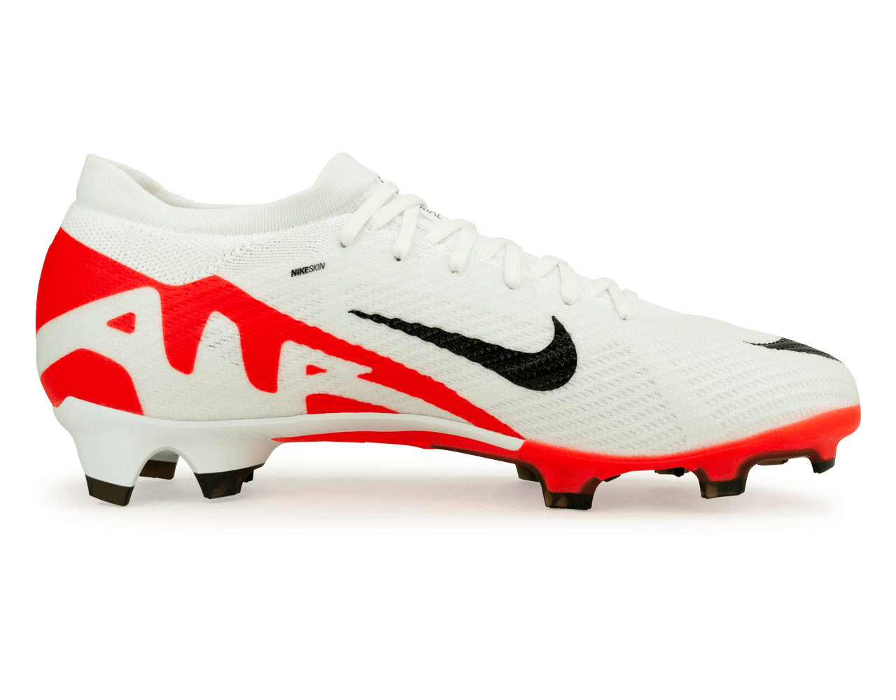 Nike Men's Zoom Mercurial Vapor 15 Pro FG White/Red、mySite、noshort