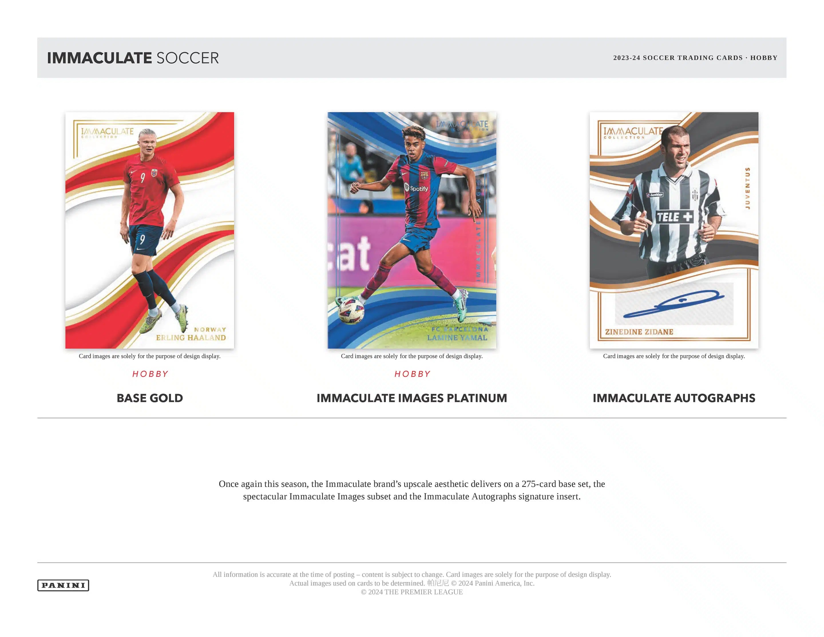 Panini Immaculate Soccer 2023/24 - Hobby Box、mySite、waistdrama
