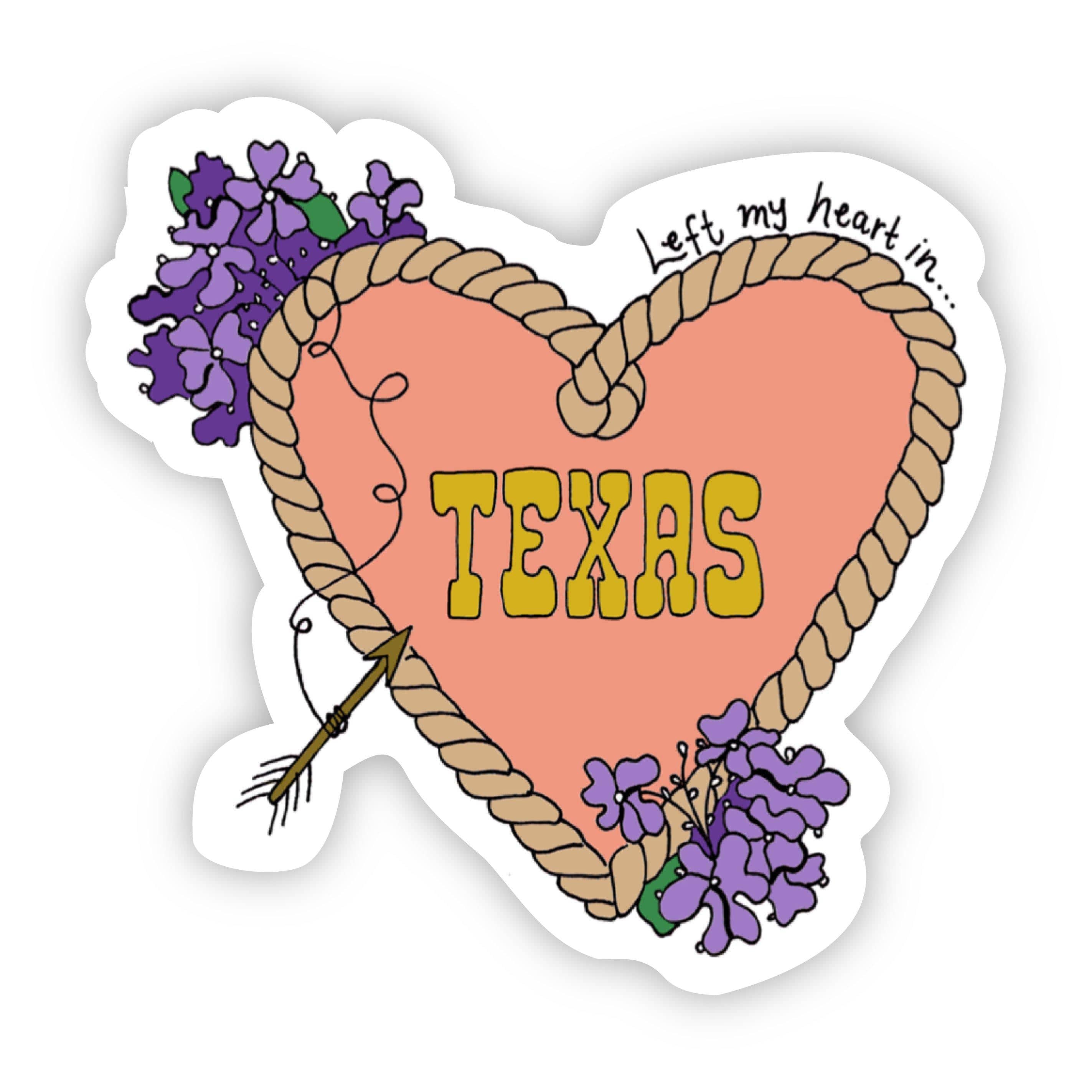  Texas Heart Rope Sticker、mySite、elrpsem3k