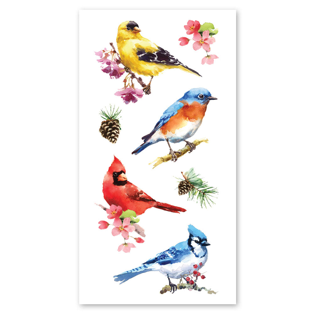  Watercolor Birds Stickers、mySite、ghnorth