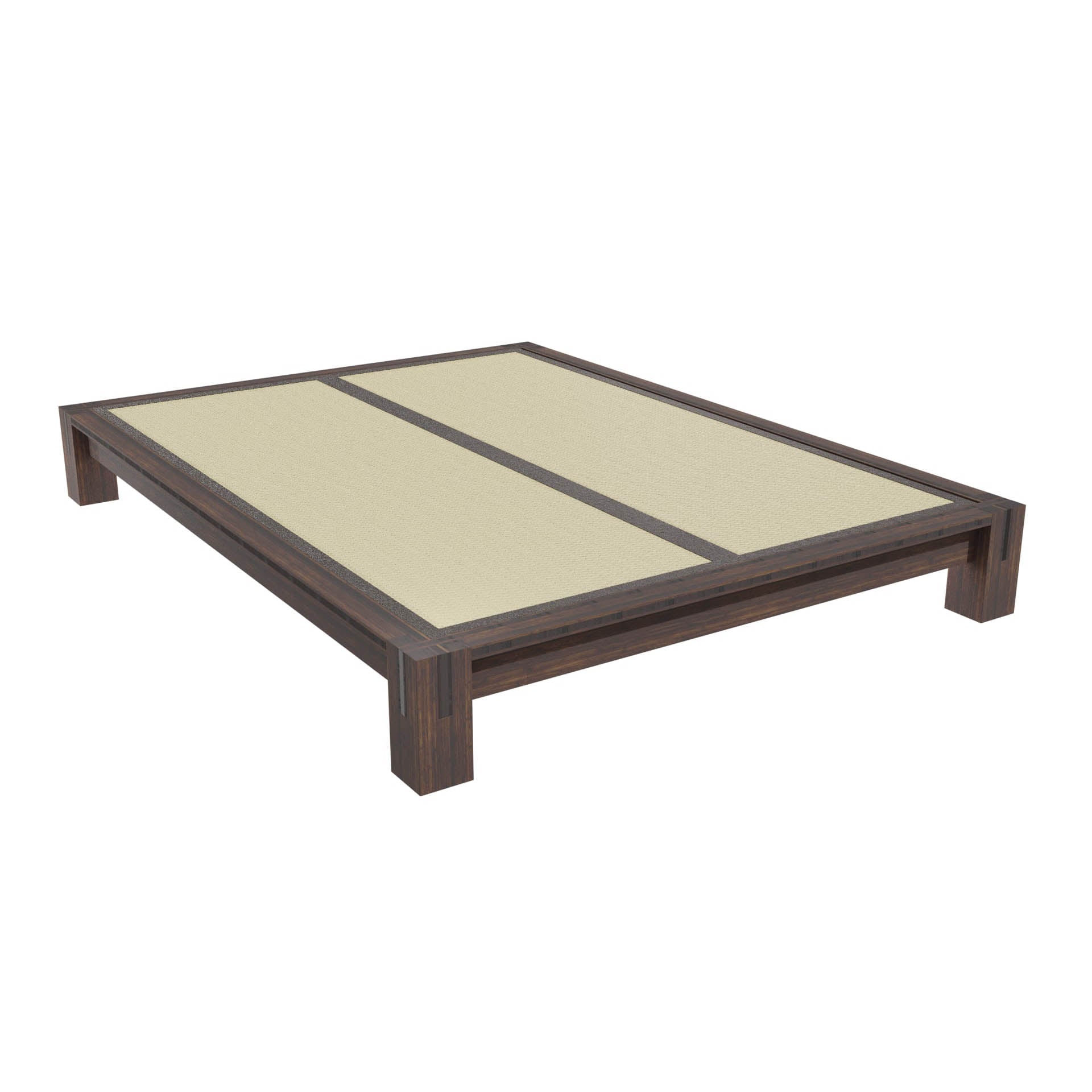 Kimara Tatami Platform Bed with Mats、mySite、neckold
