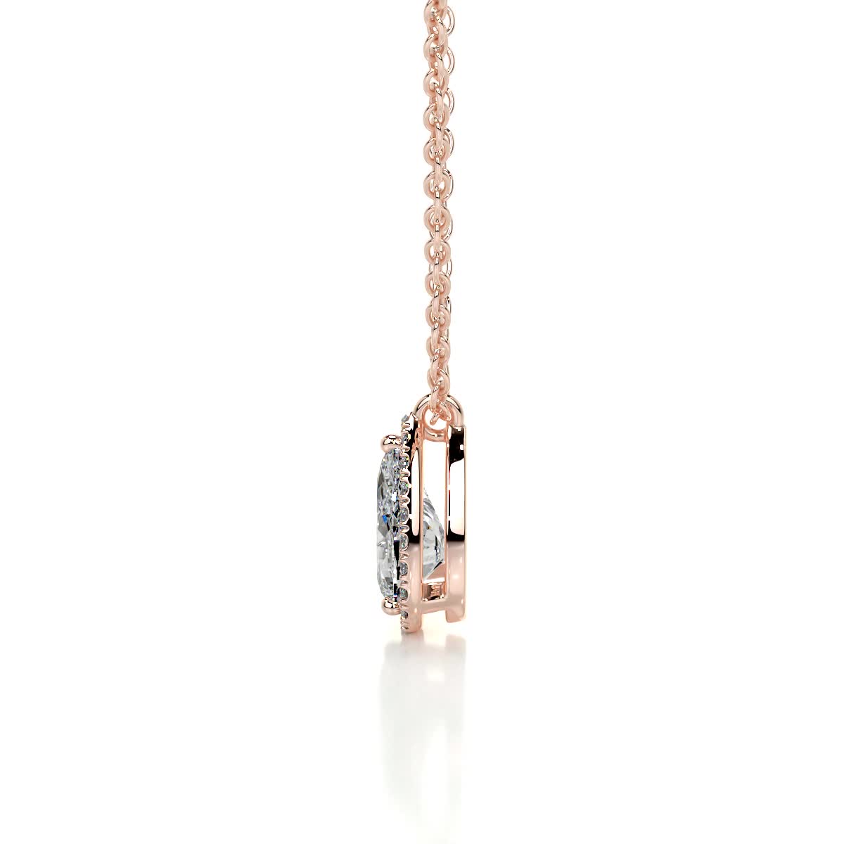 Nancy Diamond Pendant -14K Rose Gold、mySite、hinf8tx79