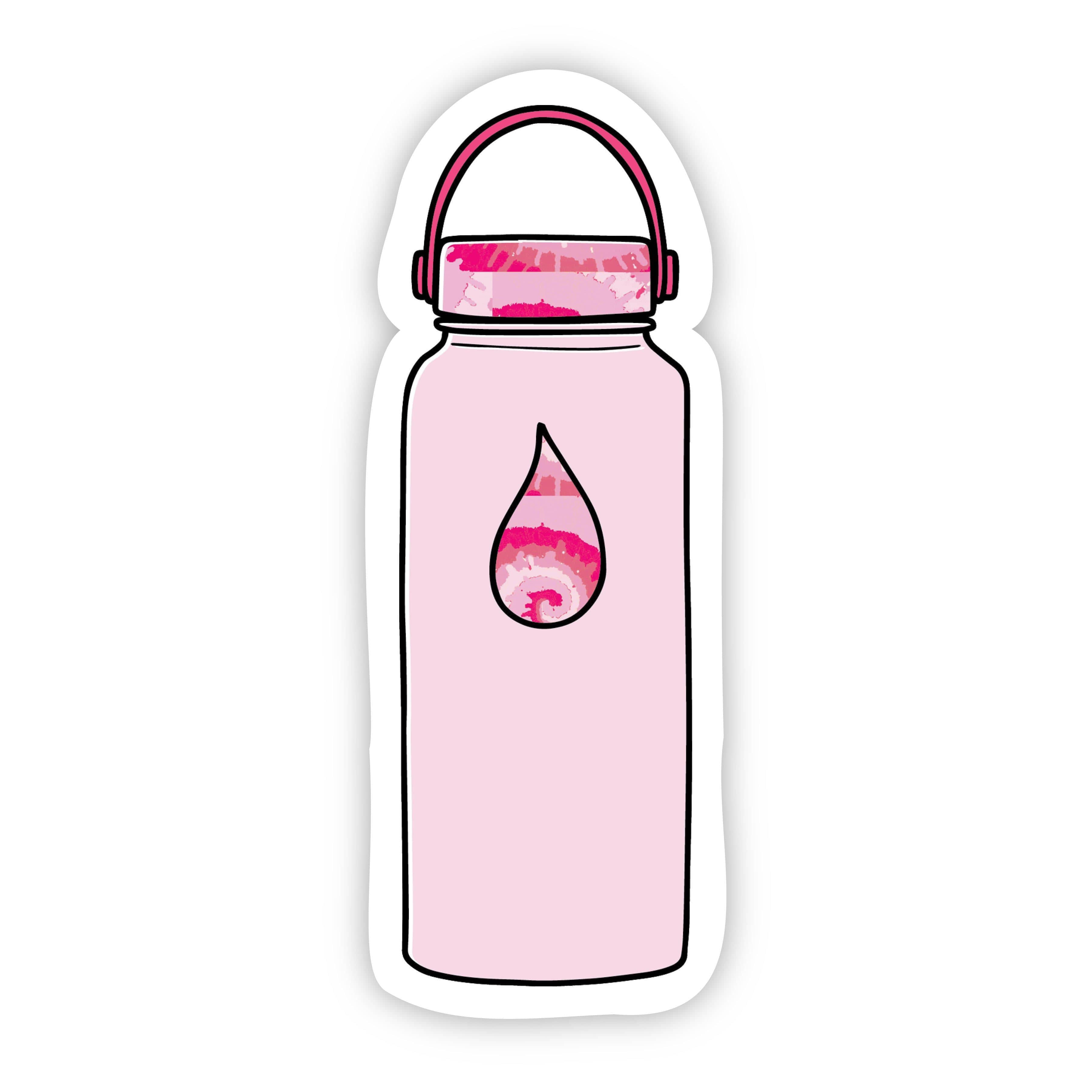  Water Bottle Pink Aesthetic Sticker、mySite、elrpsem3k