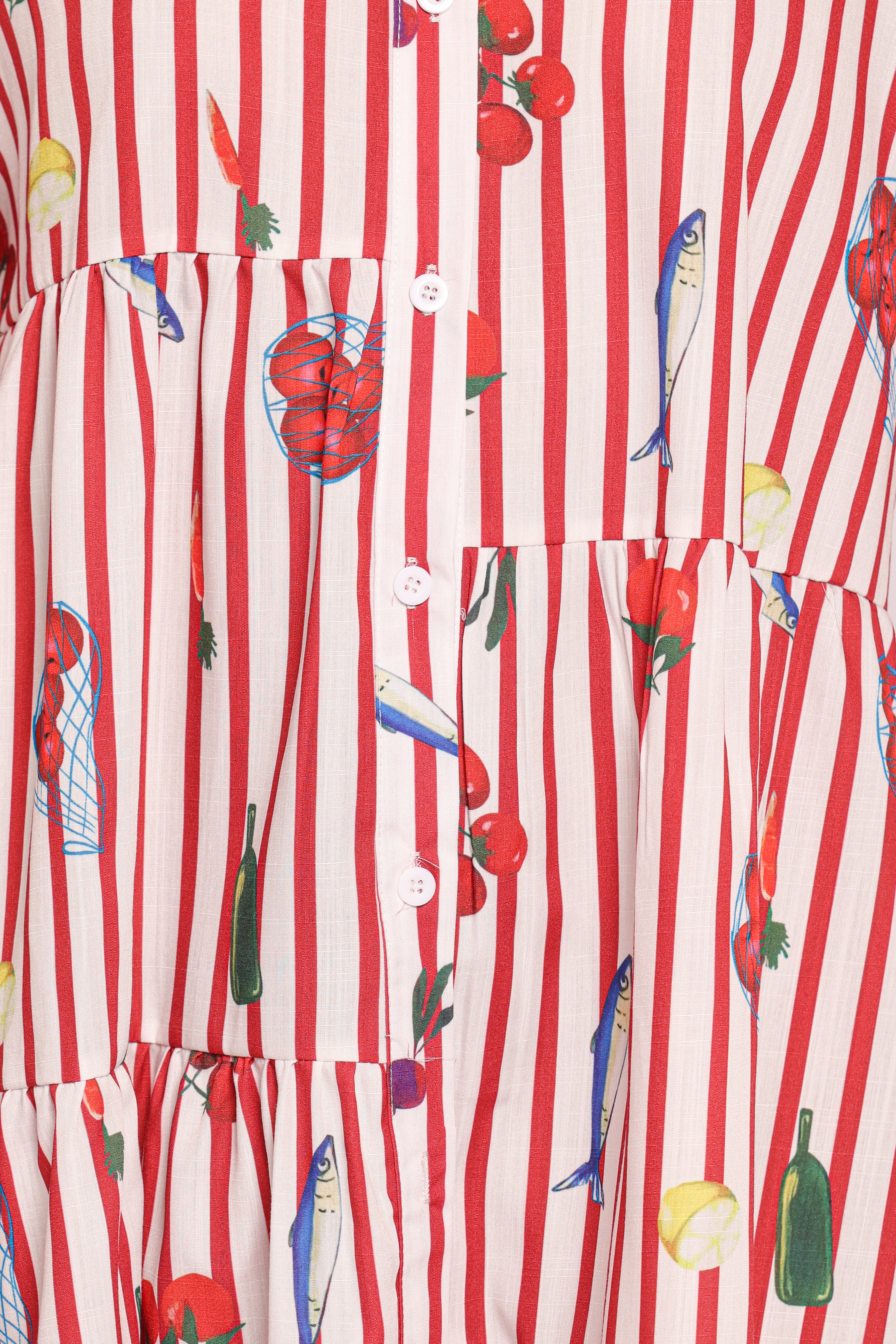  Peachy Mini Dress - Red Picnic Stripe、mySite、sugarbowlscore