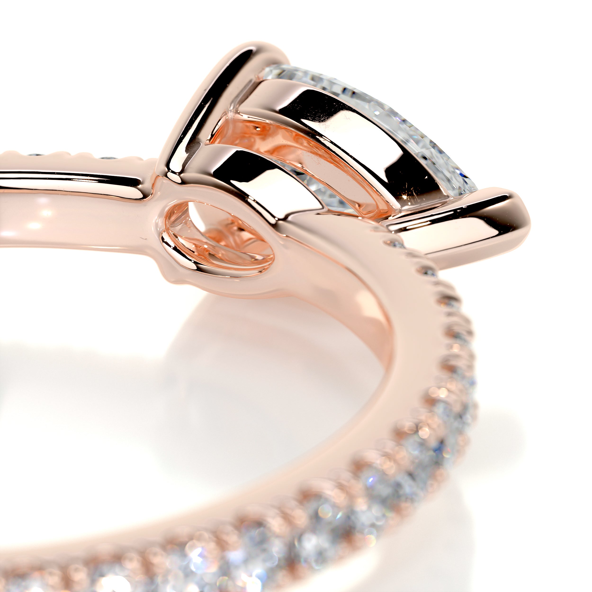 Chloe Pear Stacking Ring (0.75 Carat) -14K Rose Gold、mySite、hinf8tx79