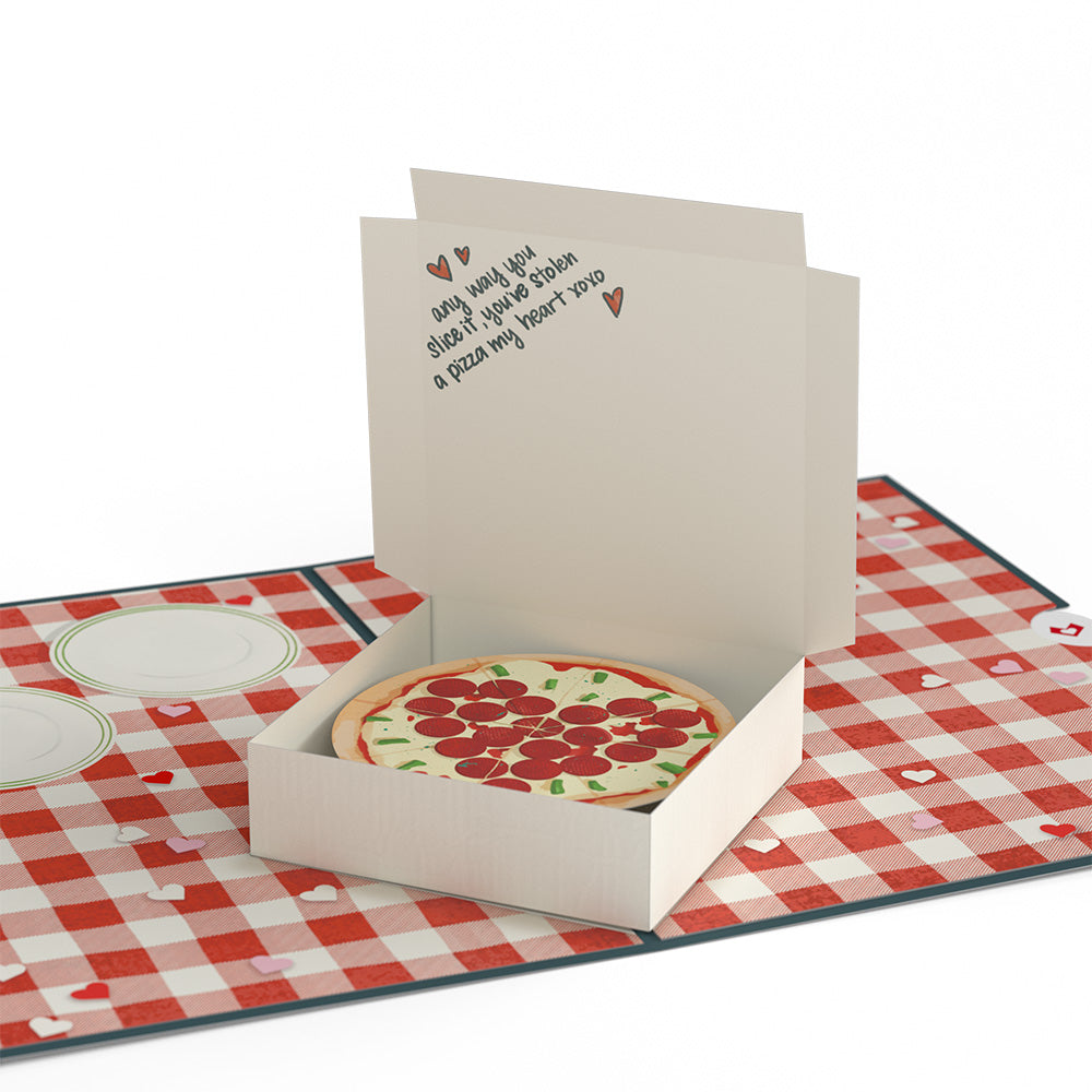 Pizza Love Valentine Pop-Up Card and Sentiment Set for Son、mySite、solidvoid