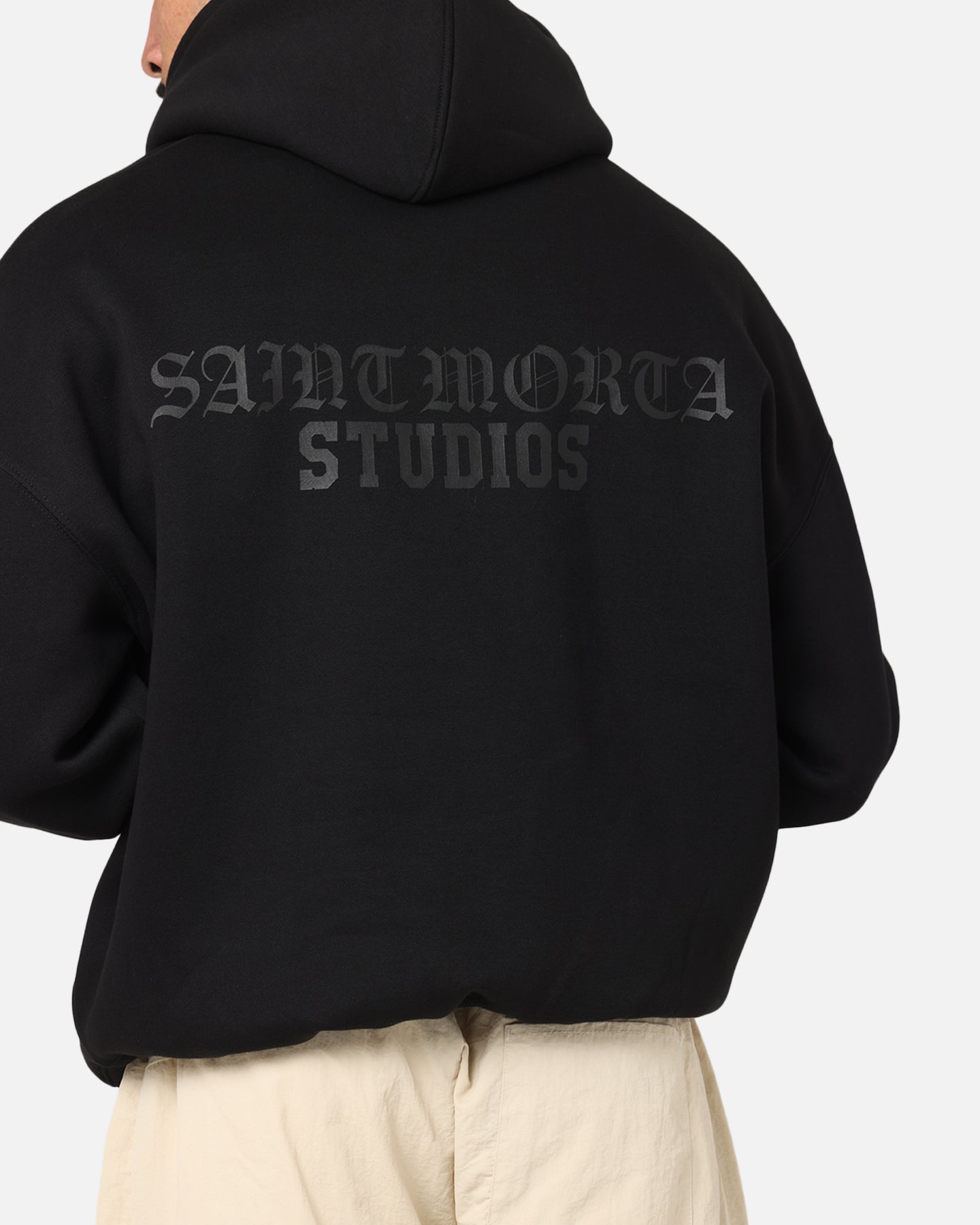 Saint Morta Studios Boxy Hoodie Black、mySite、zt4zffjzw