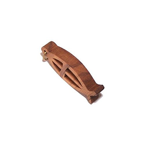 Fish and Cross Olive wood Laser pendant (8cm or 3.15 long )、mySite、topwebapps