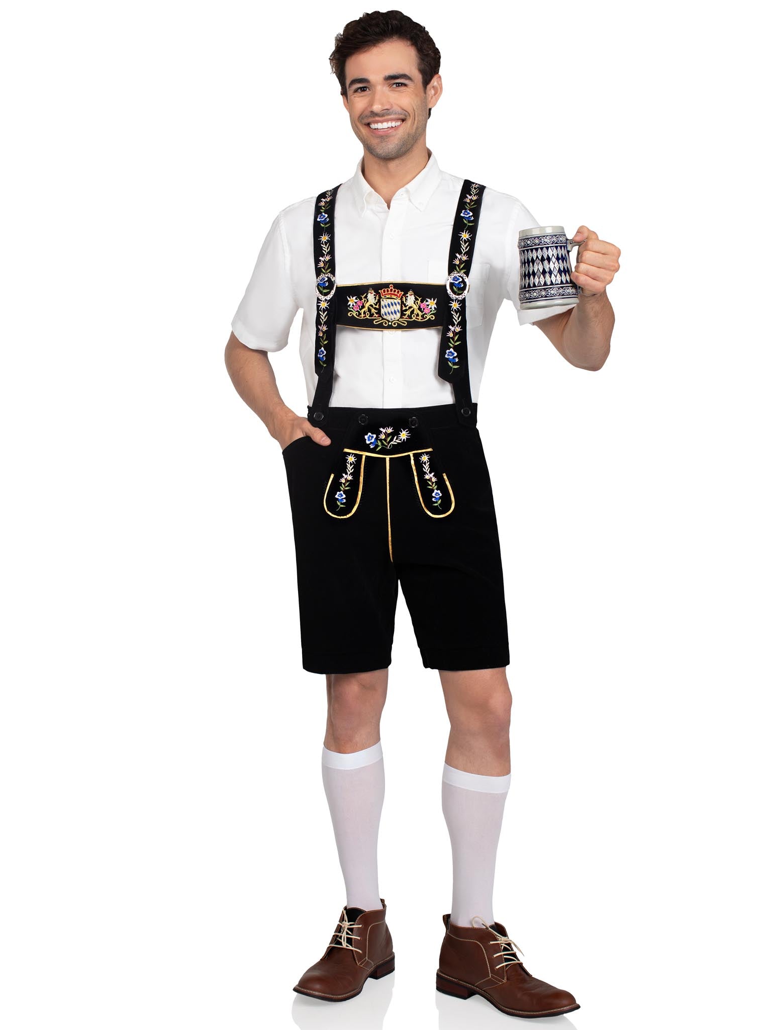 Men's Bavarian Lederhosen Costume、mySite、bengalsvssteelers