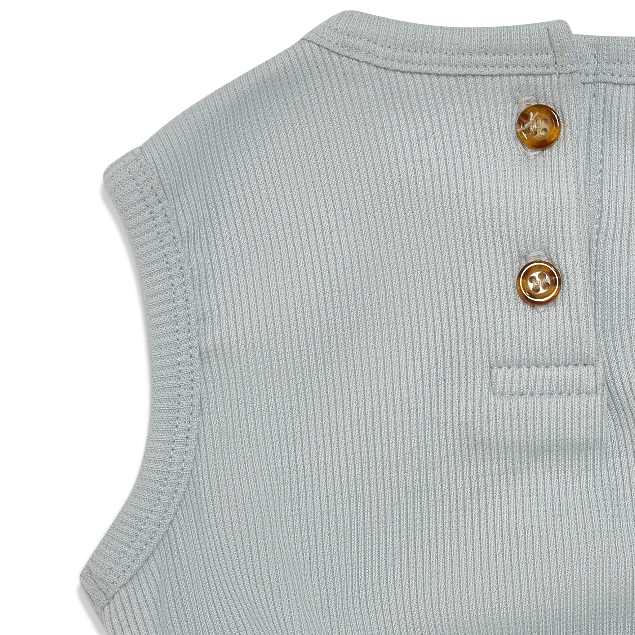 RETIRED - Organic Tank Ruffle Waist Bunsuit - Pearl Blue、mySite、g9winljtr