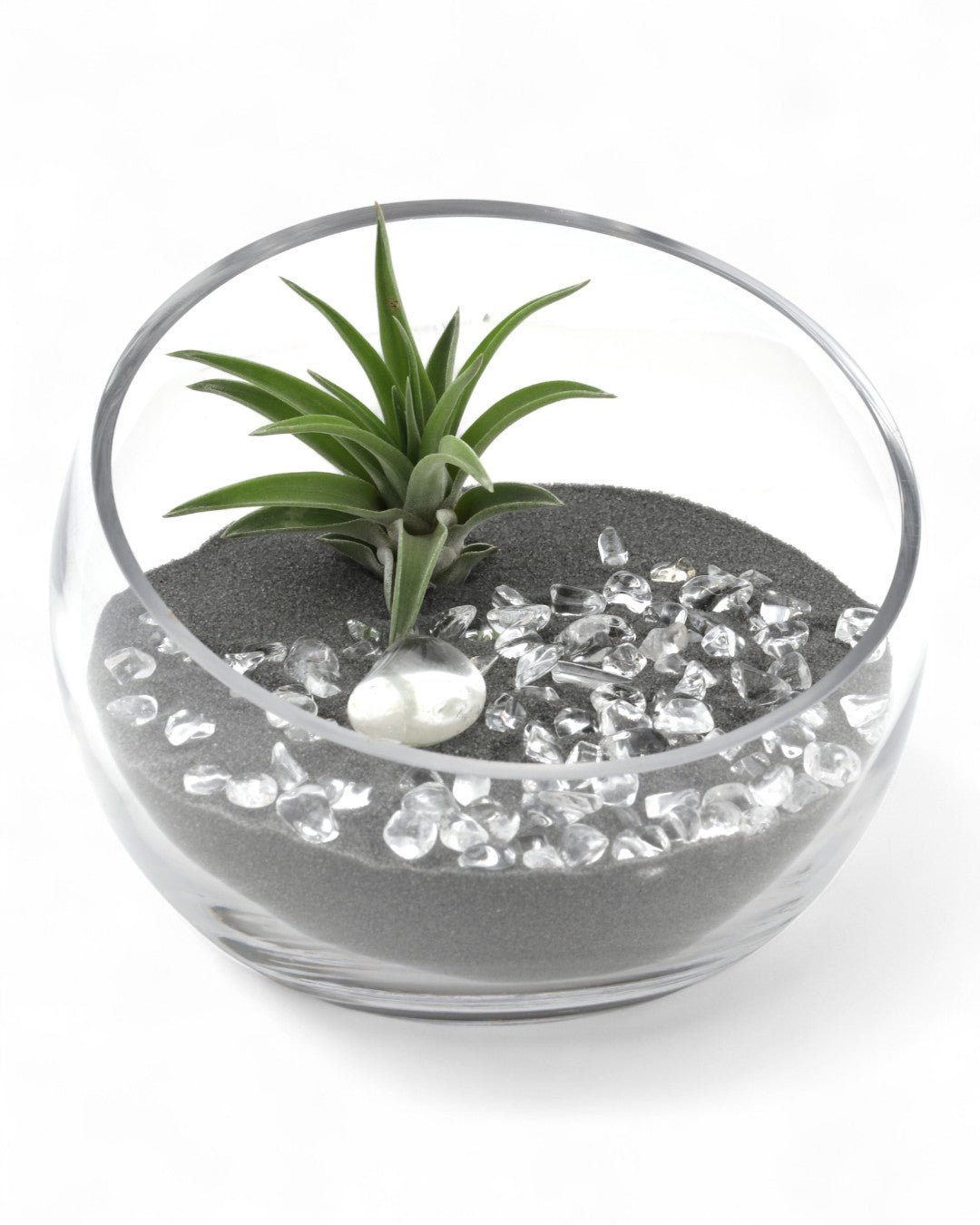 Clear Quartz Gemstone Crystal Terrarium、mySite、topwebapps