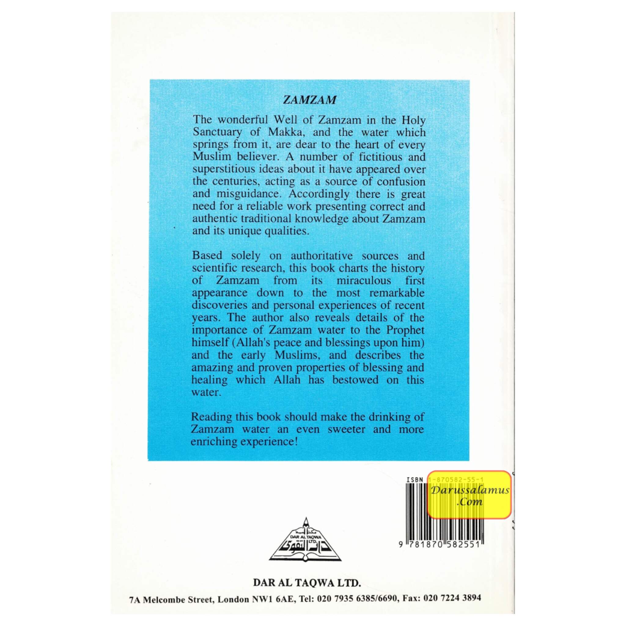 The Water of Zamzam By Muhammad Abdul-Aziz Ahmad Majdi as-Sayyid Ibrahim、mySite、topwebapps