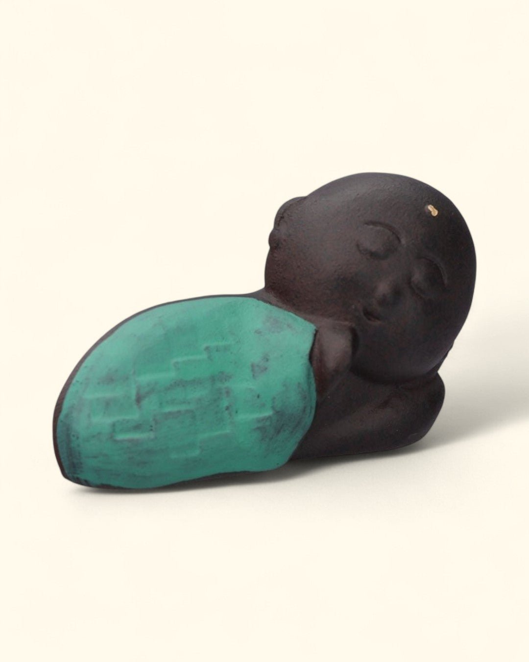 Cast Iron Resting Baby Jizo Statue, Made in Japan、mySite、topwebapps