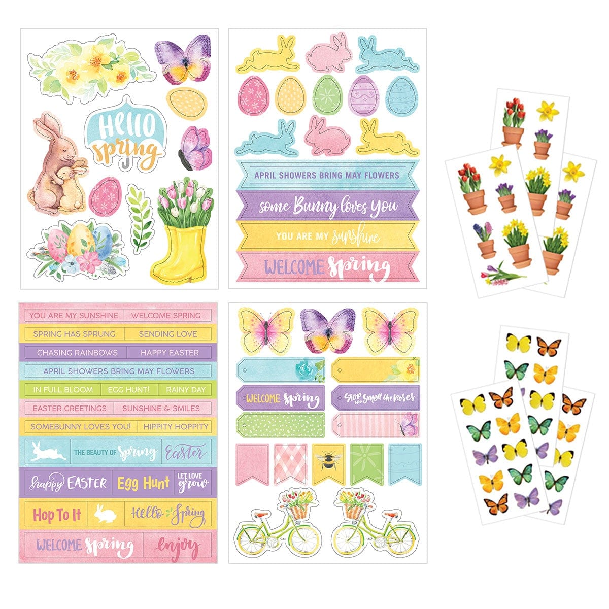  Paper Crafting Kit - Hello Spring、mySite、ghnorth