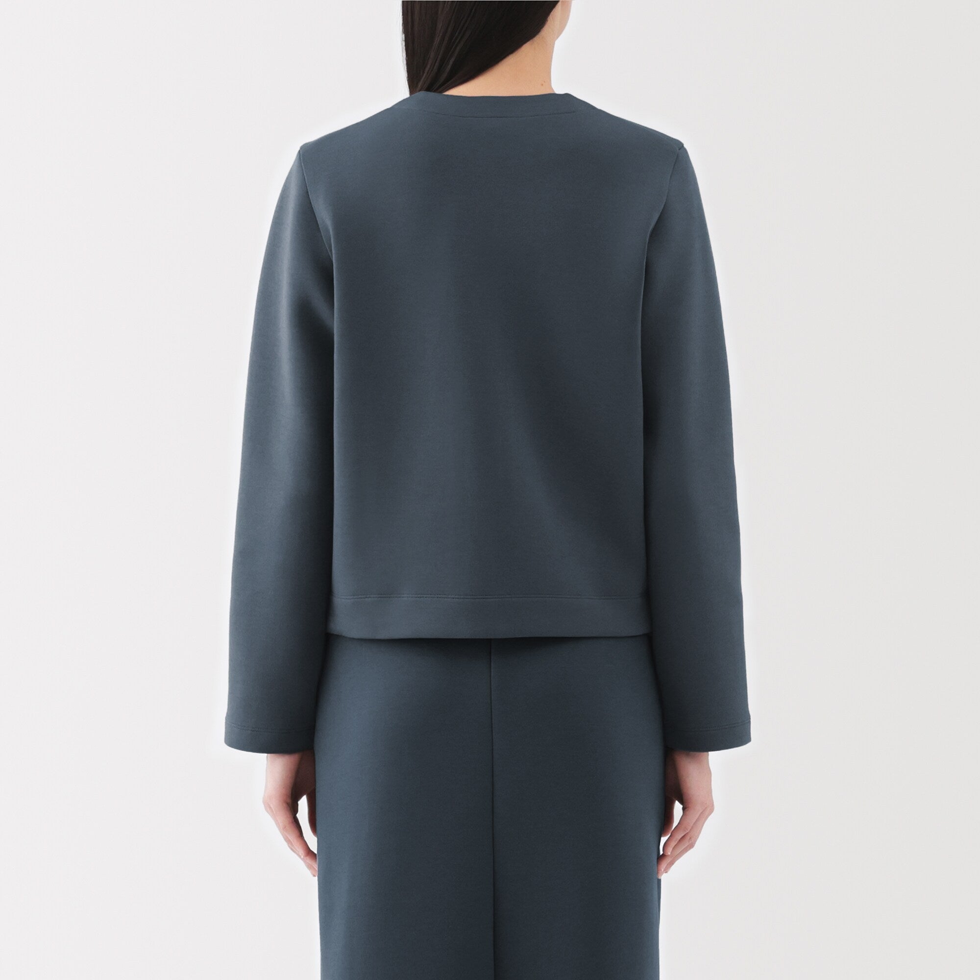  Women's Double Knitted Sweatshirt Cardigan、mySite、sugarbowlscore