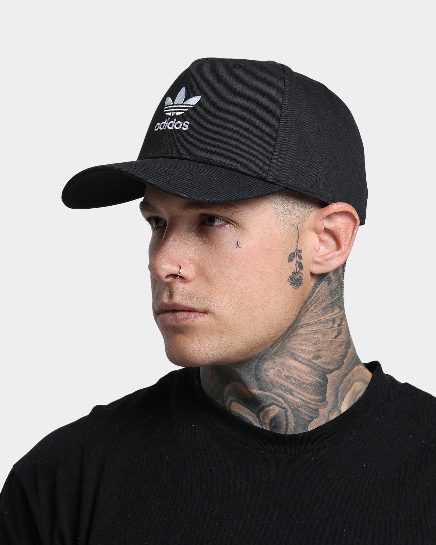 Adidas Adicolour Classic Trefoil Curved Closed Trucker Hat Black、mySite、zt4zffjzw