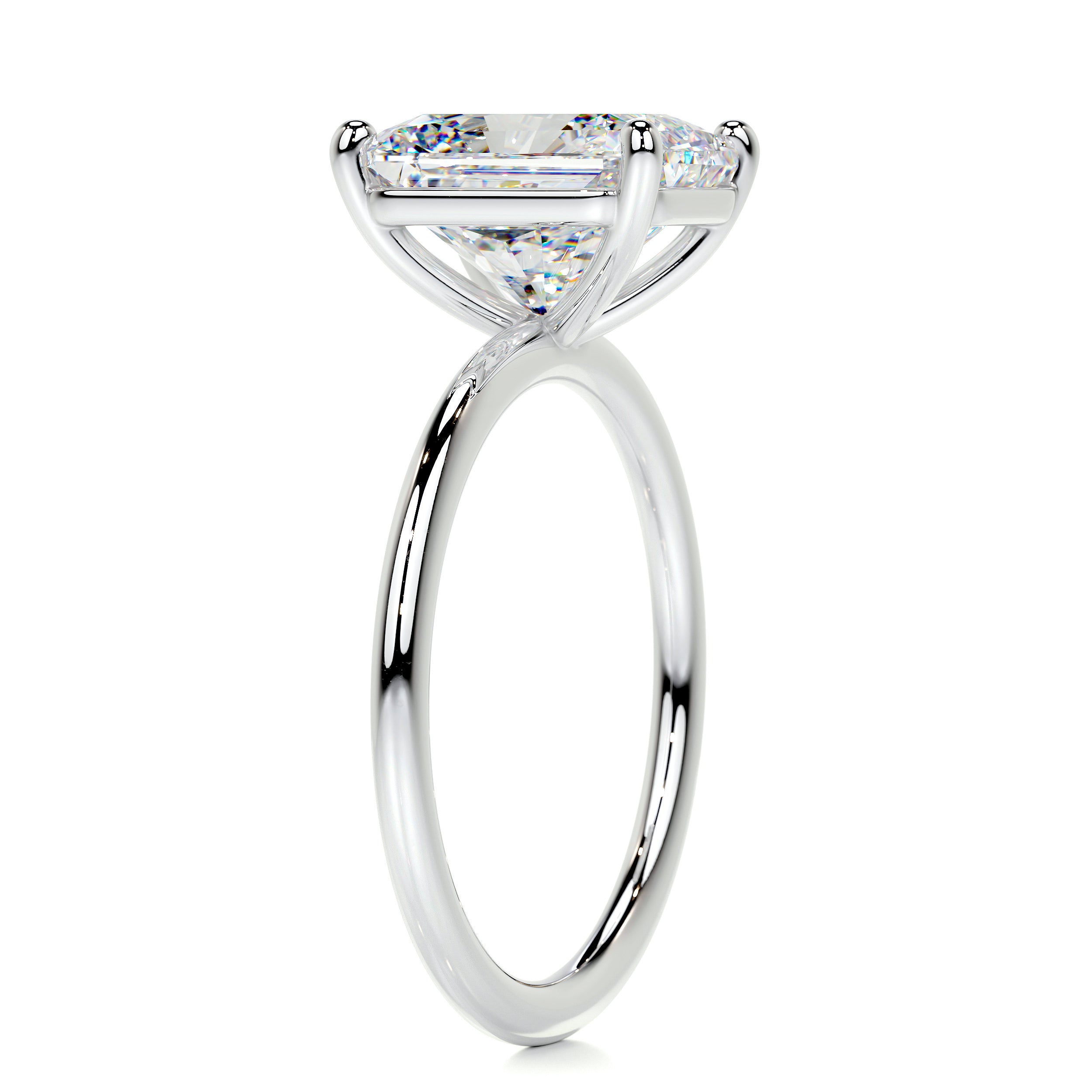 Harper Moissanite Ring -14K White Gold、mySite、hinf8tx79