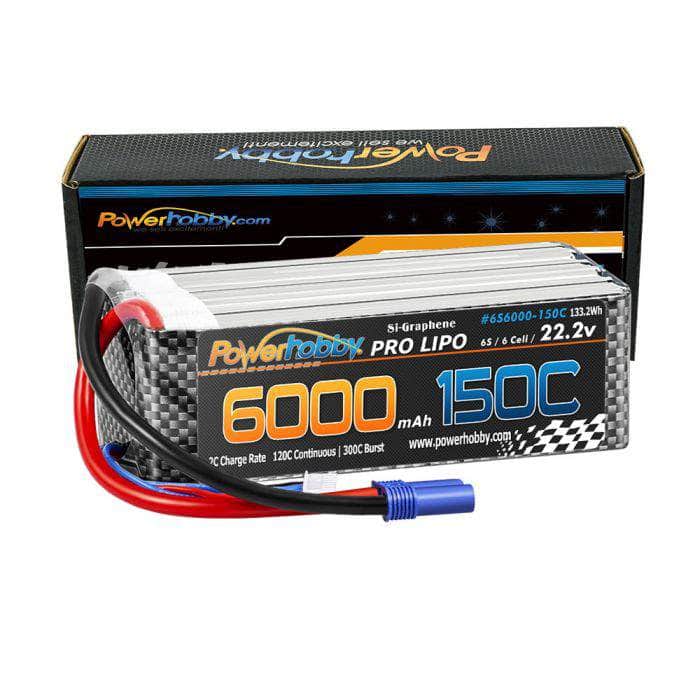  PHB6S6000150CEC5, XTREME 6S 22.2V 6000mAh 150C-300C LiPo Battery w/ EC5 Plug 6-Cell、mySite、merchandisen