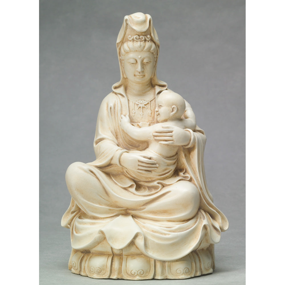 Kuan Yin with Baby Statue、mySite、topwebapps