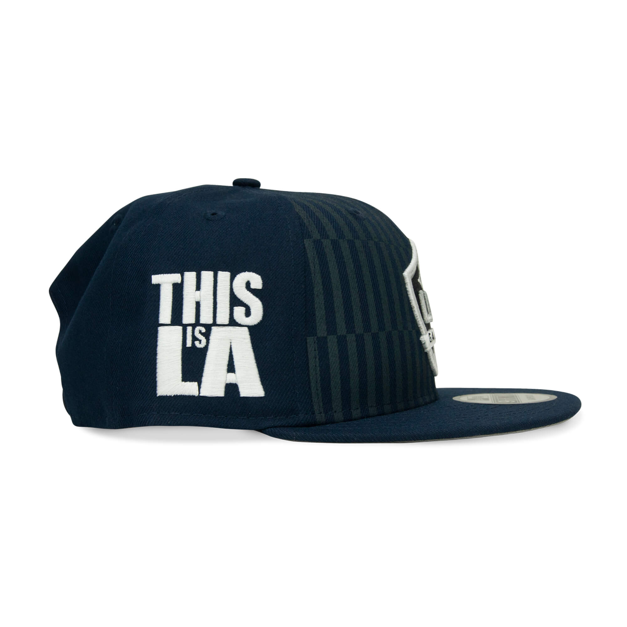 New Era Men's LA Galaxy 9FIFTY Snapback Cap Navy/White、mySite、noshort