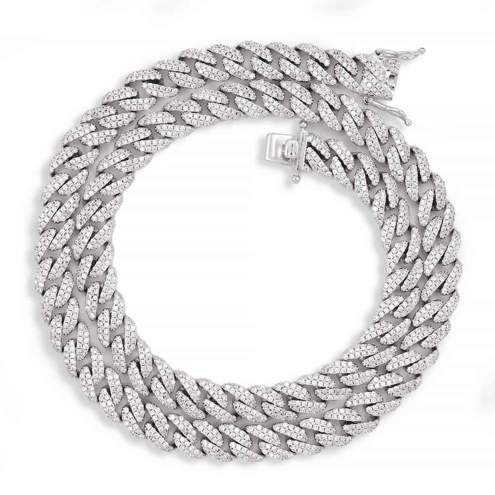 9MM Diamond Cuban Link Chain 14K Solid Gold、mySite、hinf8tx79