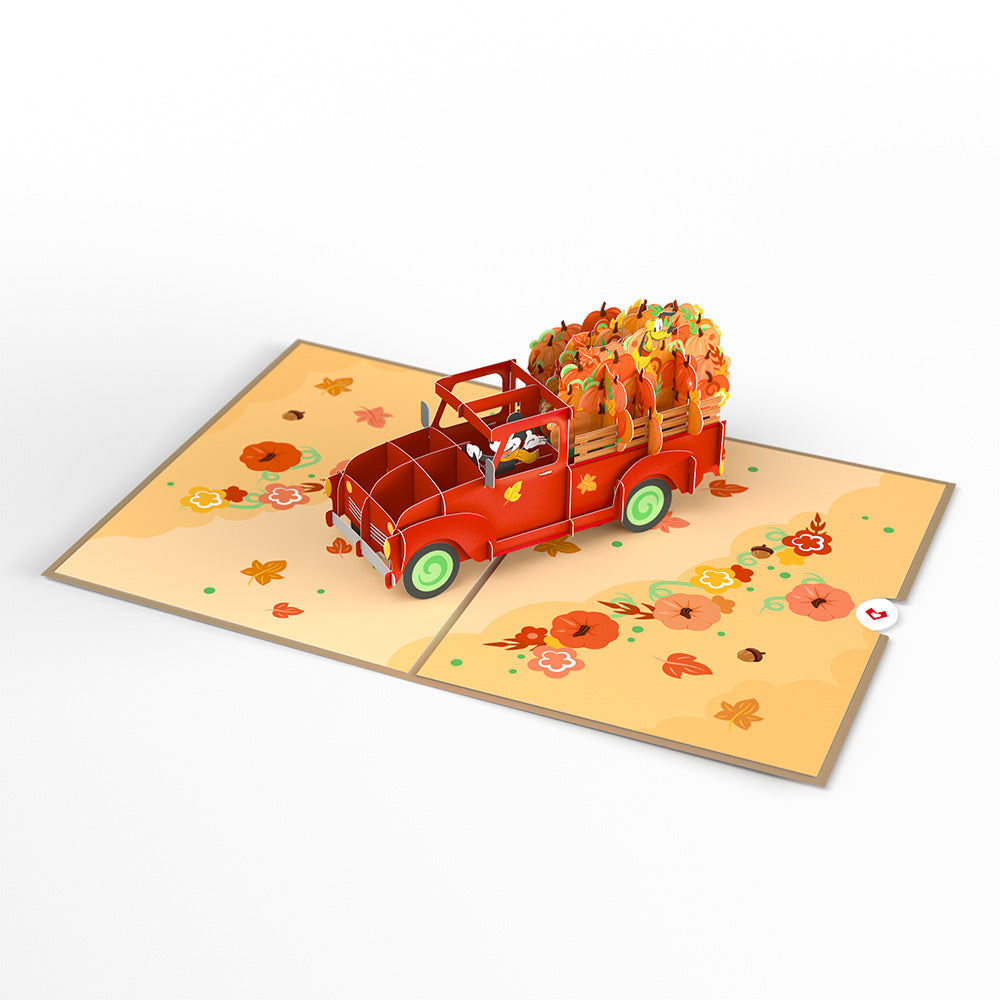 Disney's Mickey Mouse Festive Fall Greetings Pop-Up Card、mySite、solidvoid