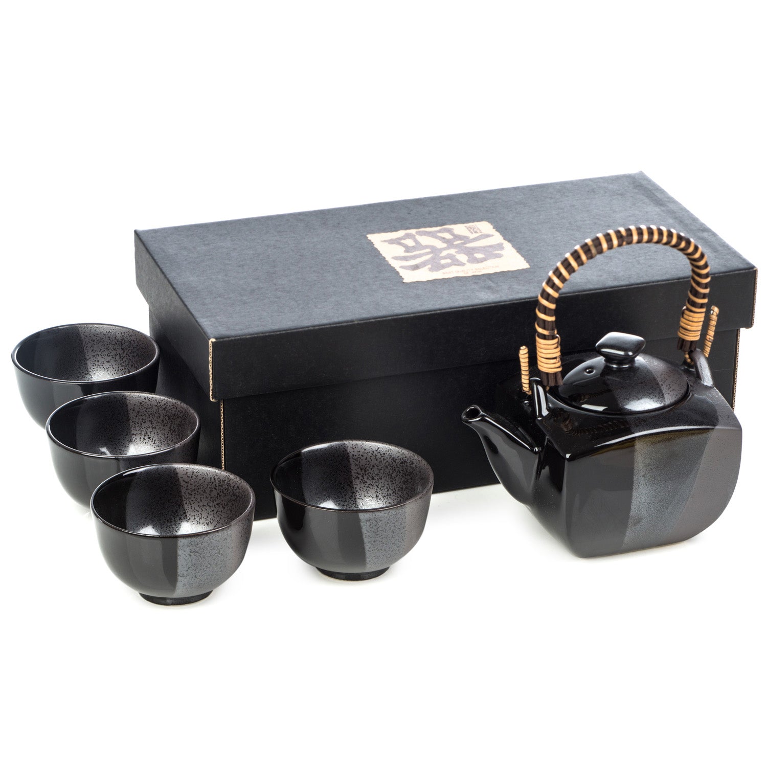 Japanese Tea Pot Set - Sumi Glaze、mySite、topwebapps