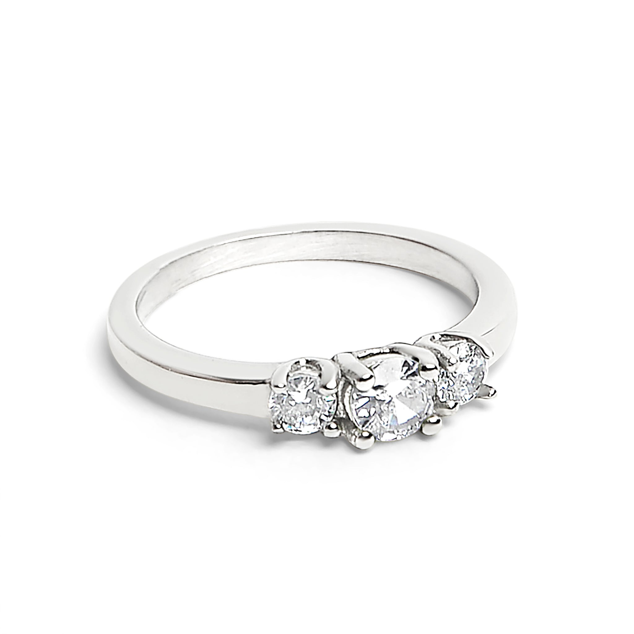 Stainless Steel Small CZ Accent Birthstone Ring / KSR0001、mySite、dreamappss