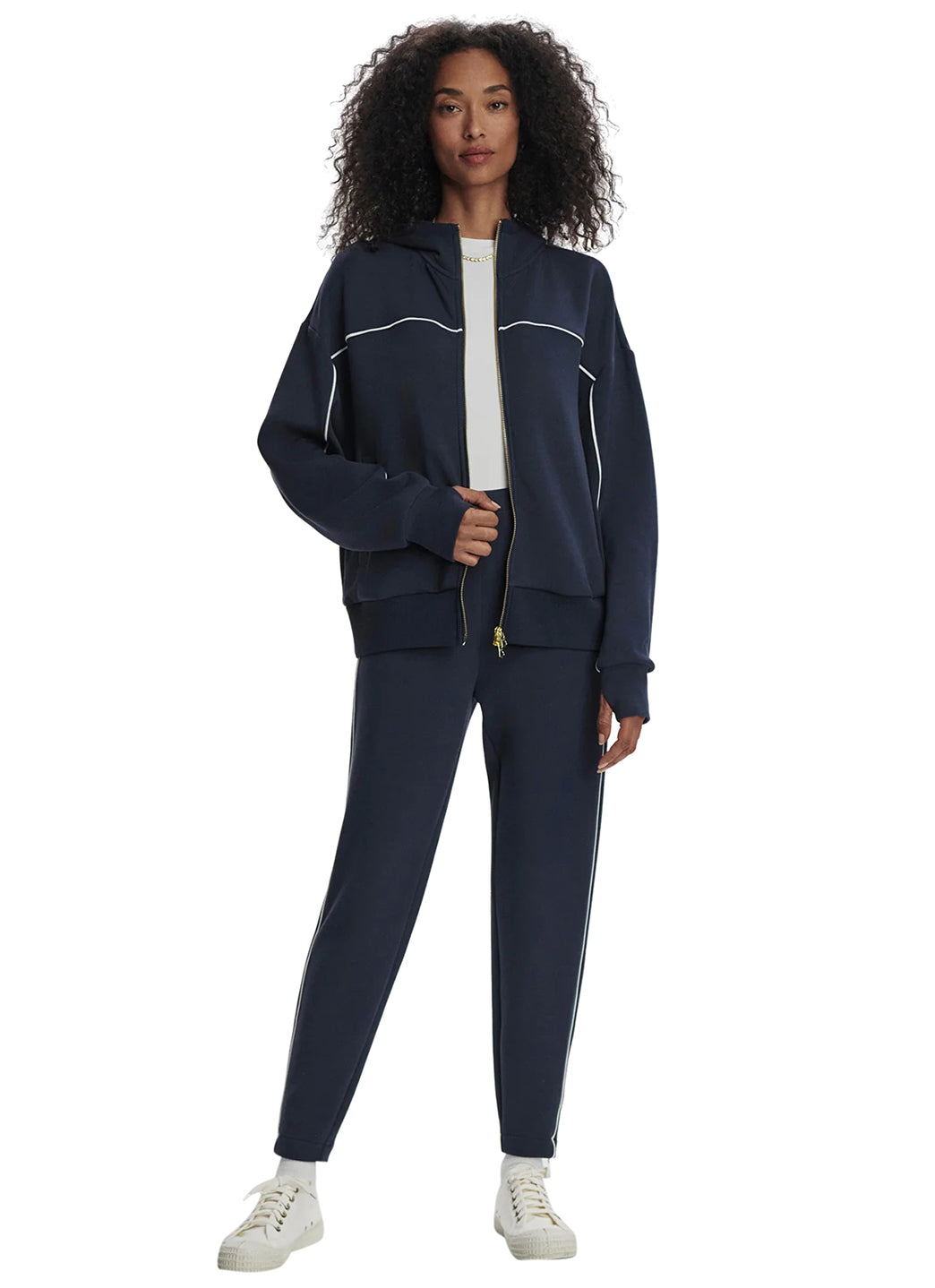 Varley Gia Zip Through Hooded Sweater Jacket、mySite、lovesweatpilates