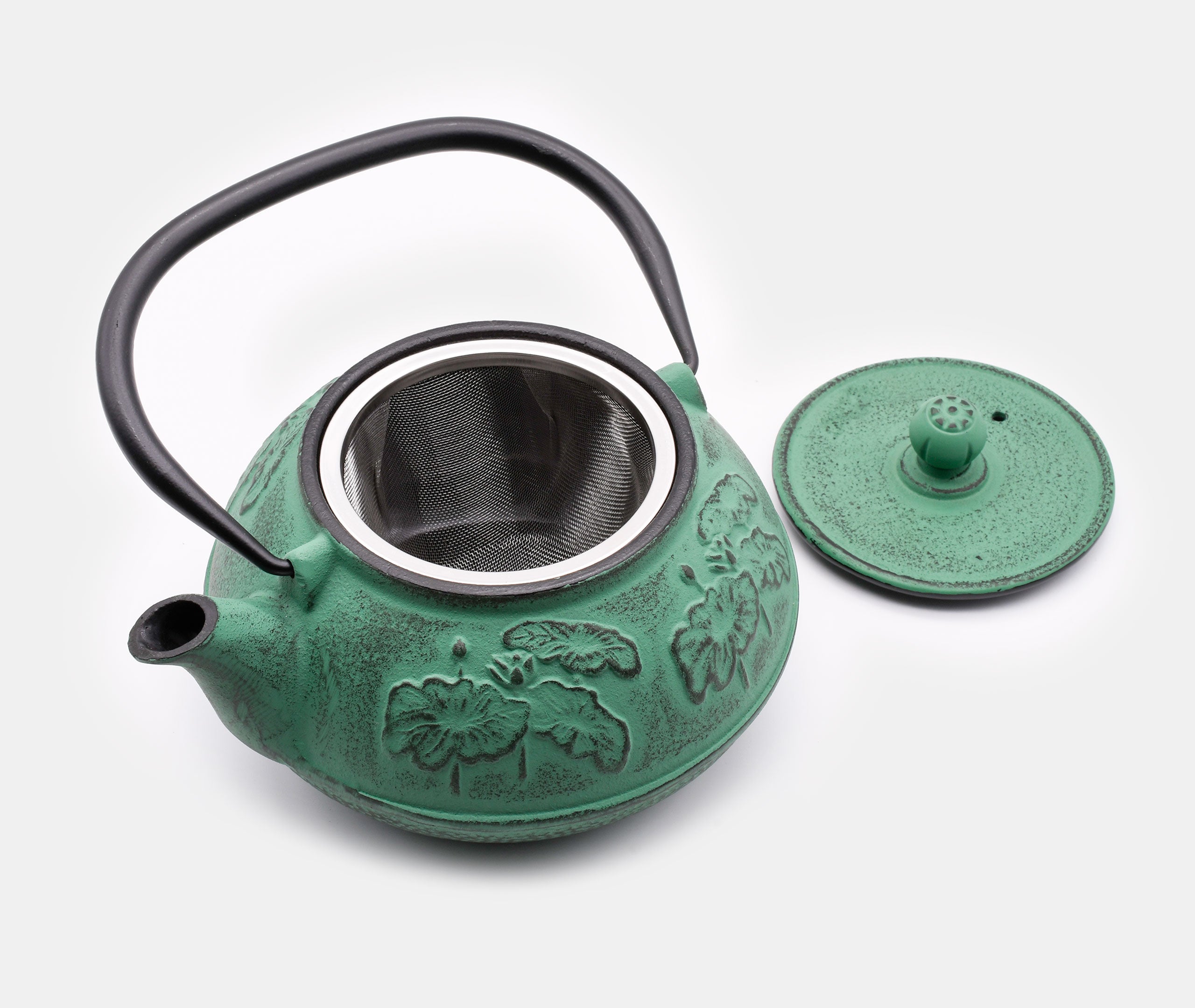 Cast Iron Teapot Lotus Flower 900ml、mySite、topwebapps