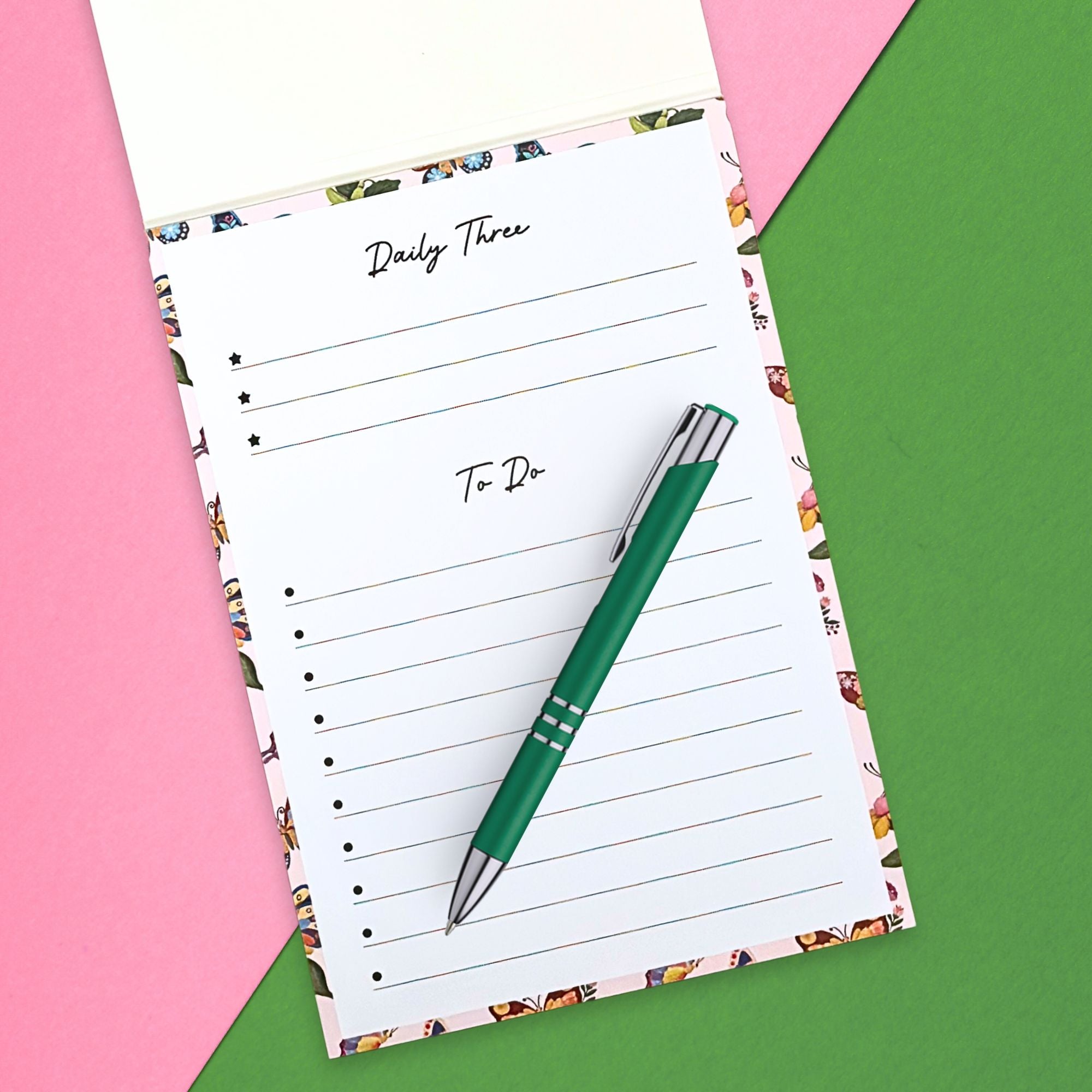  Daily Three A5 Notepad Butterfly Focus Edition、mySite、ghnorth