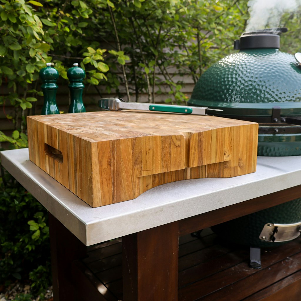 Big Green Egg Teak Butcher’s Block、mySite、noshort