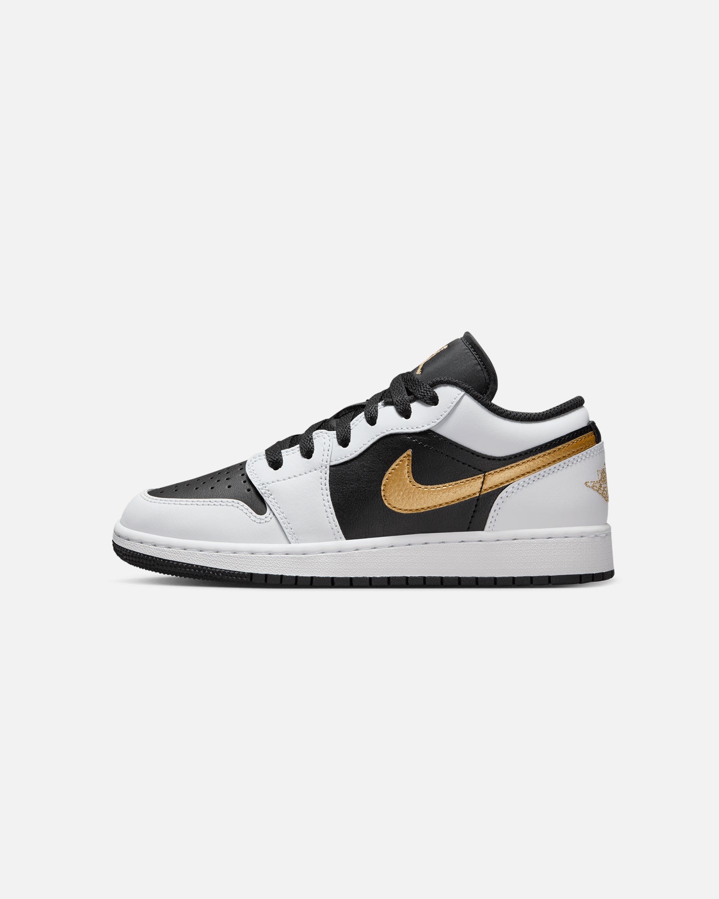 Jordan Kids' Air Jordan 1 Low (GS) White/Metallic、mySite、zt4zffjzw