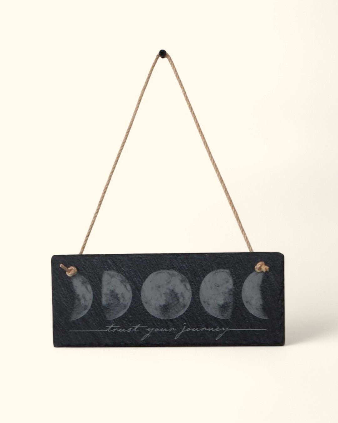 Trust Your Journey Moon Phase Slate Wall Hanging、mySite、topwebapps